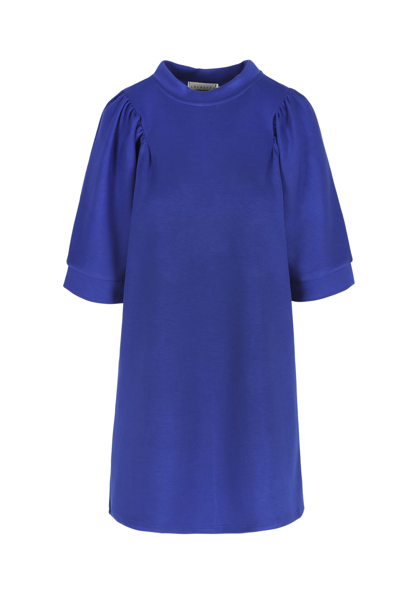 Robe sweat à manches bouffantes - ELECTRIC BLUE - 08104448_1619