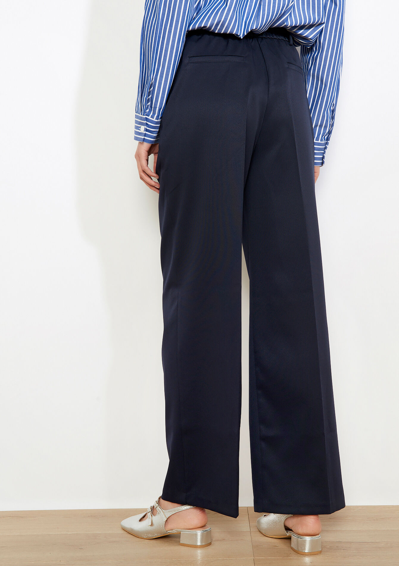 Rechte tailleurbroek - NAVY BASIC - 06601102_2723