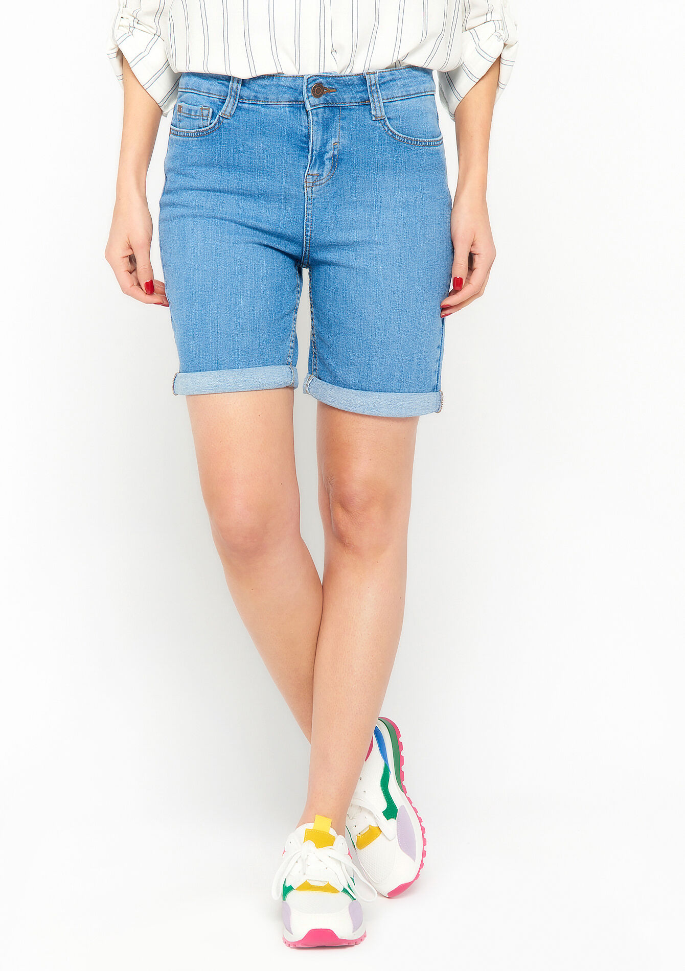 Lange short - MEDIUM BLUE - 22000410_0500