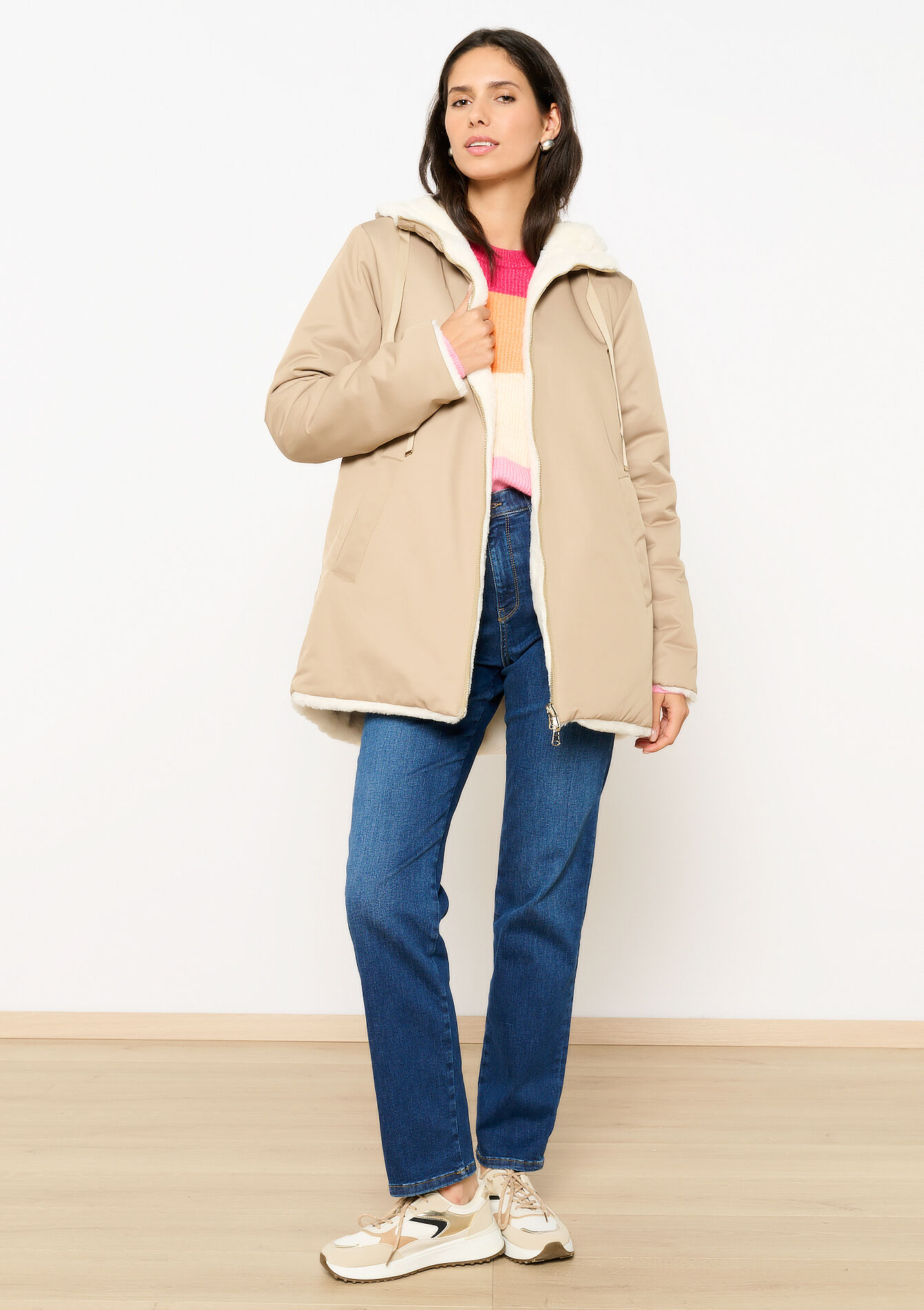 Parka réversible, Parka réversible - LIGHT TAUPE - 23000700_2572