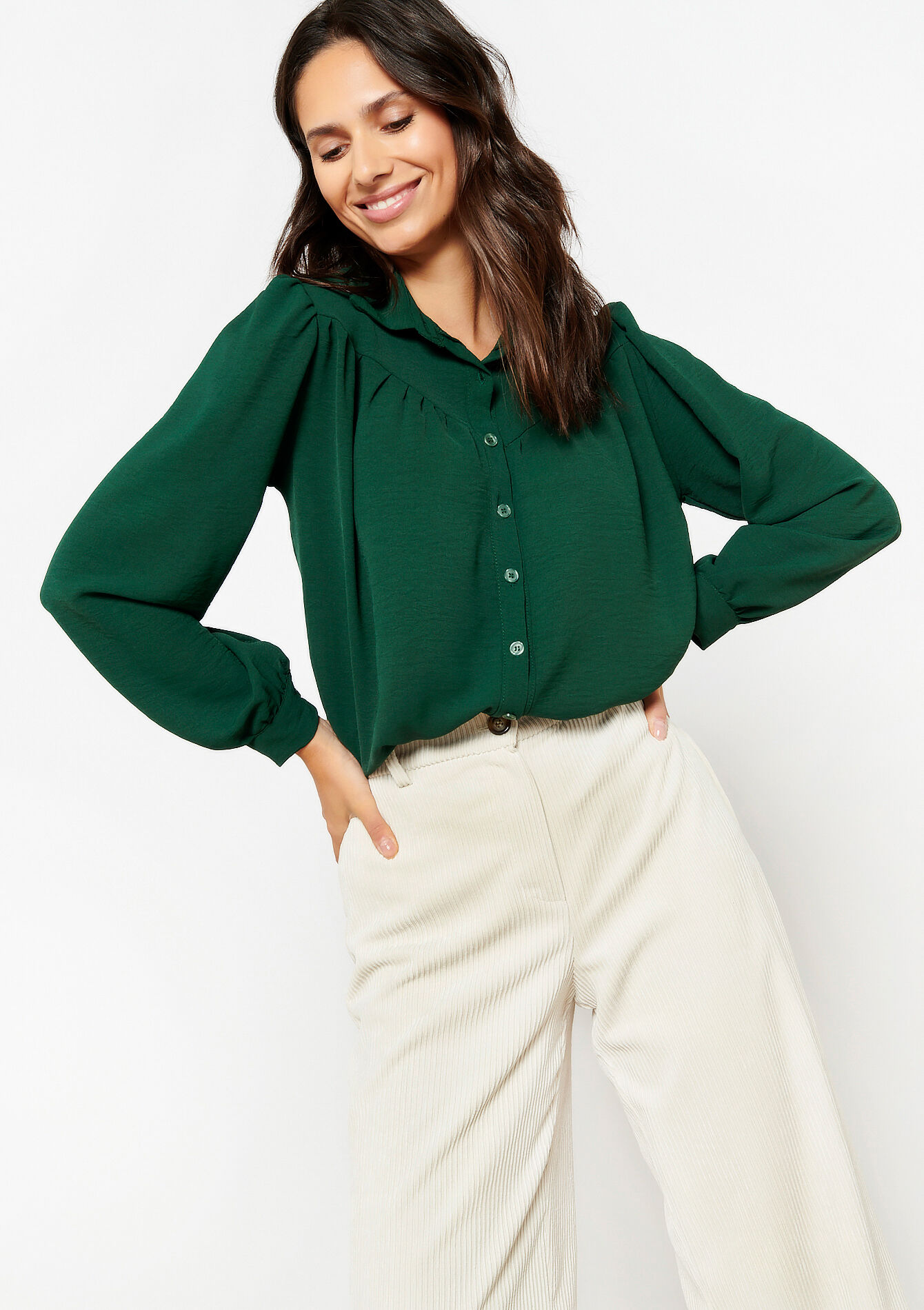 Chemise - GREEN DARKEN - 05702326_4505