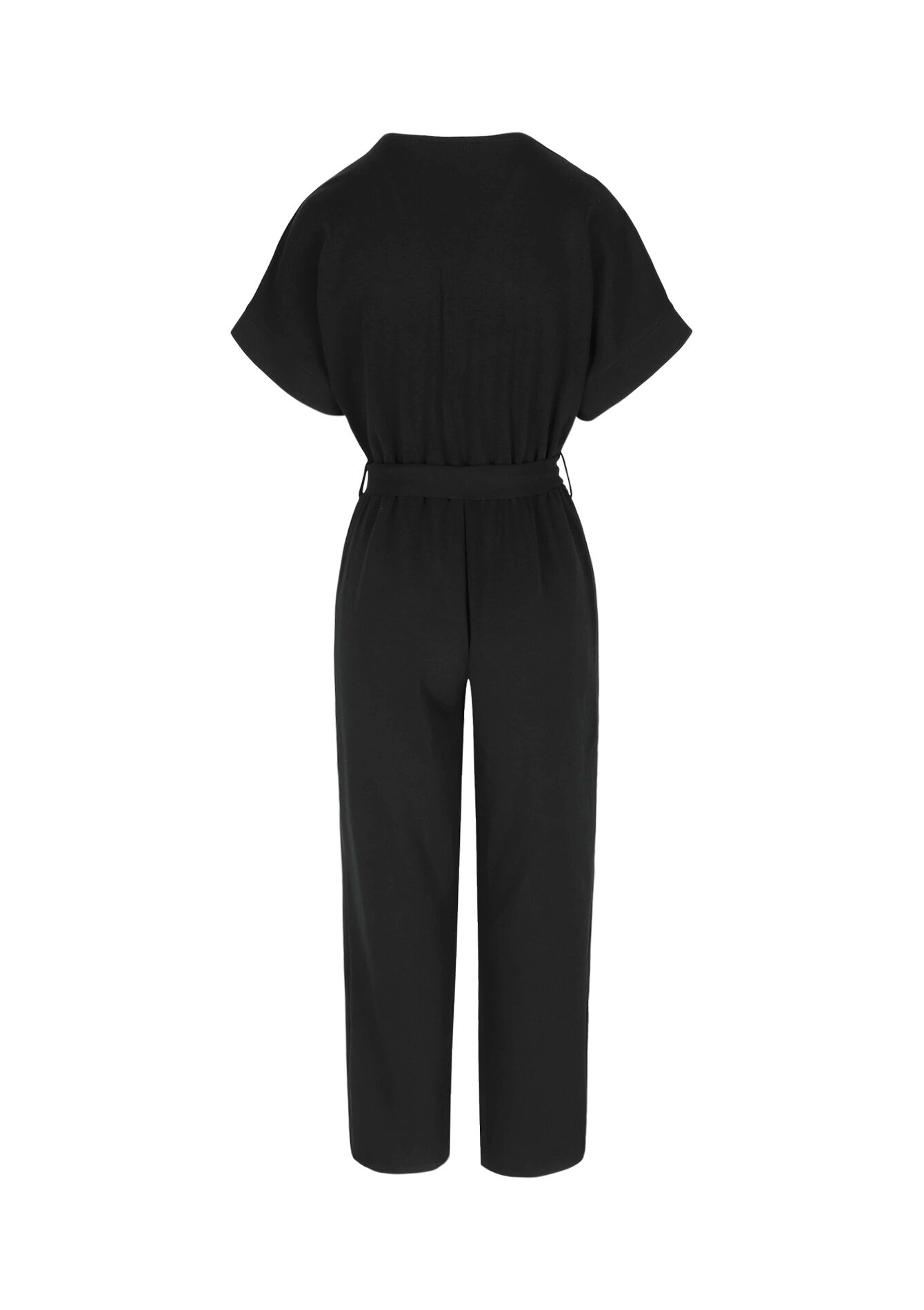 Overslag jumpsuit - BLACK - 06004651_1119