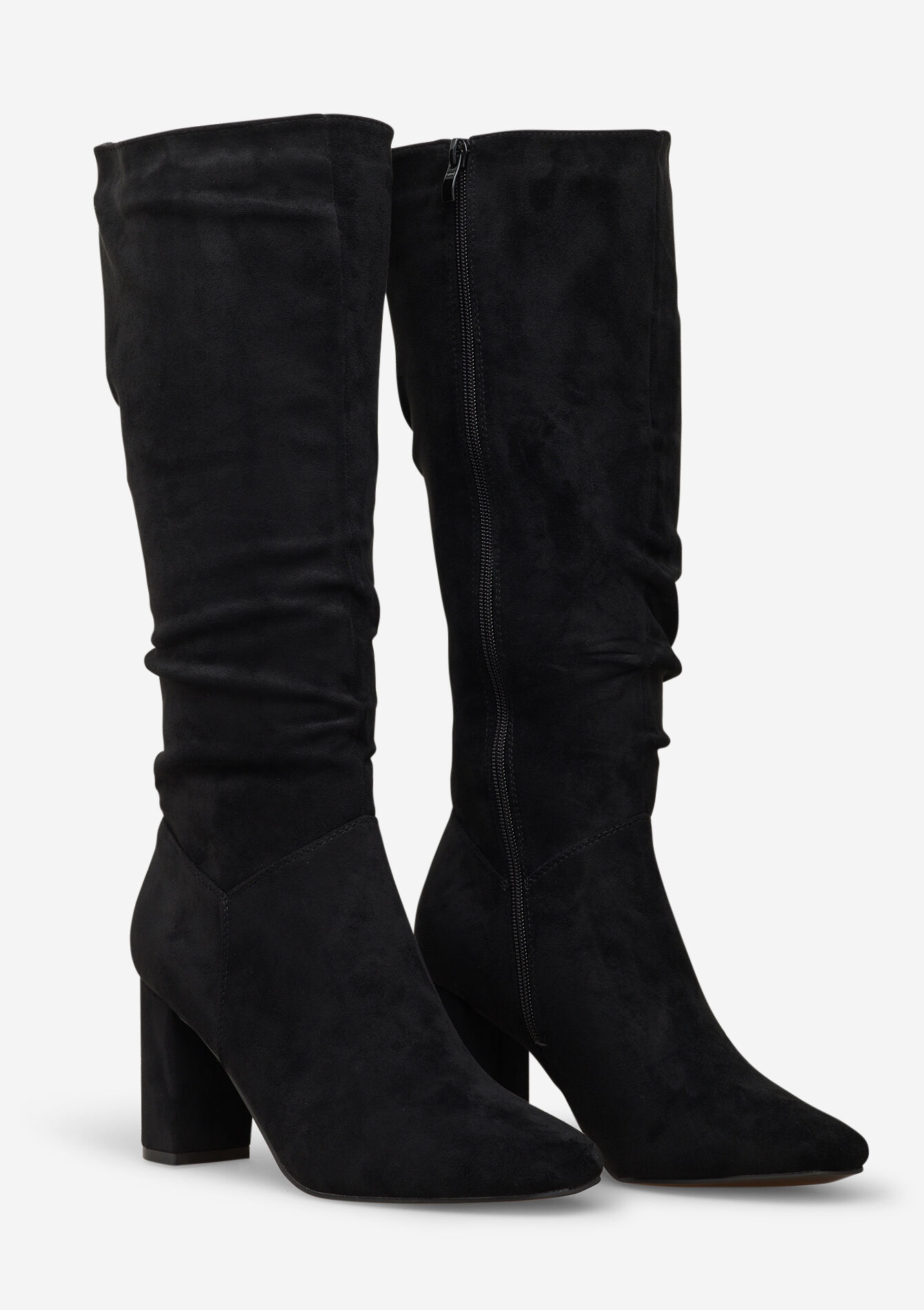 High boots with heel - BLACK - 1090652