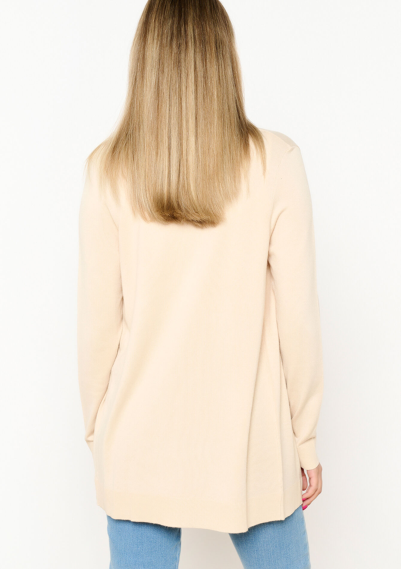 Cardigan long, Cardigan long - LT BEIGE - 04101084_2527