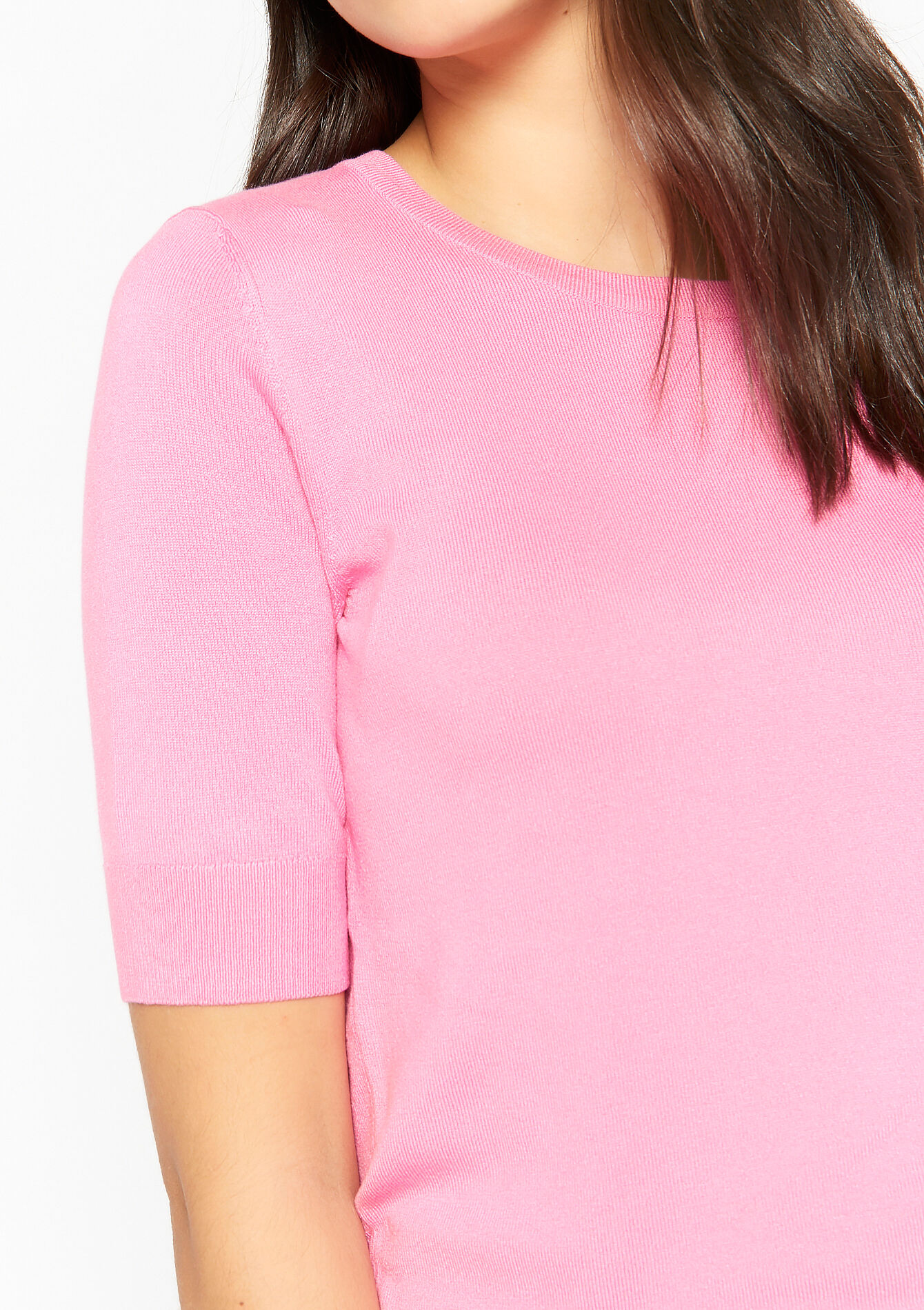 Trui met korte mouwen, Trui met korte mouwen - PINK BUBBLEGUM - 04005930_1477