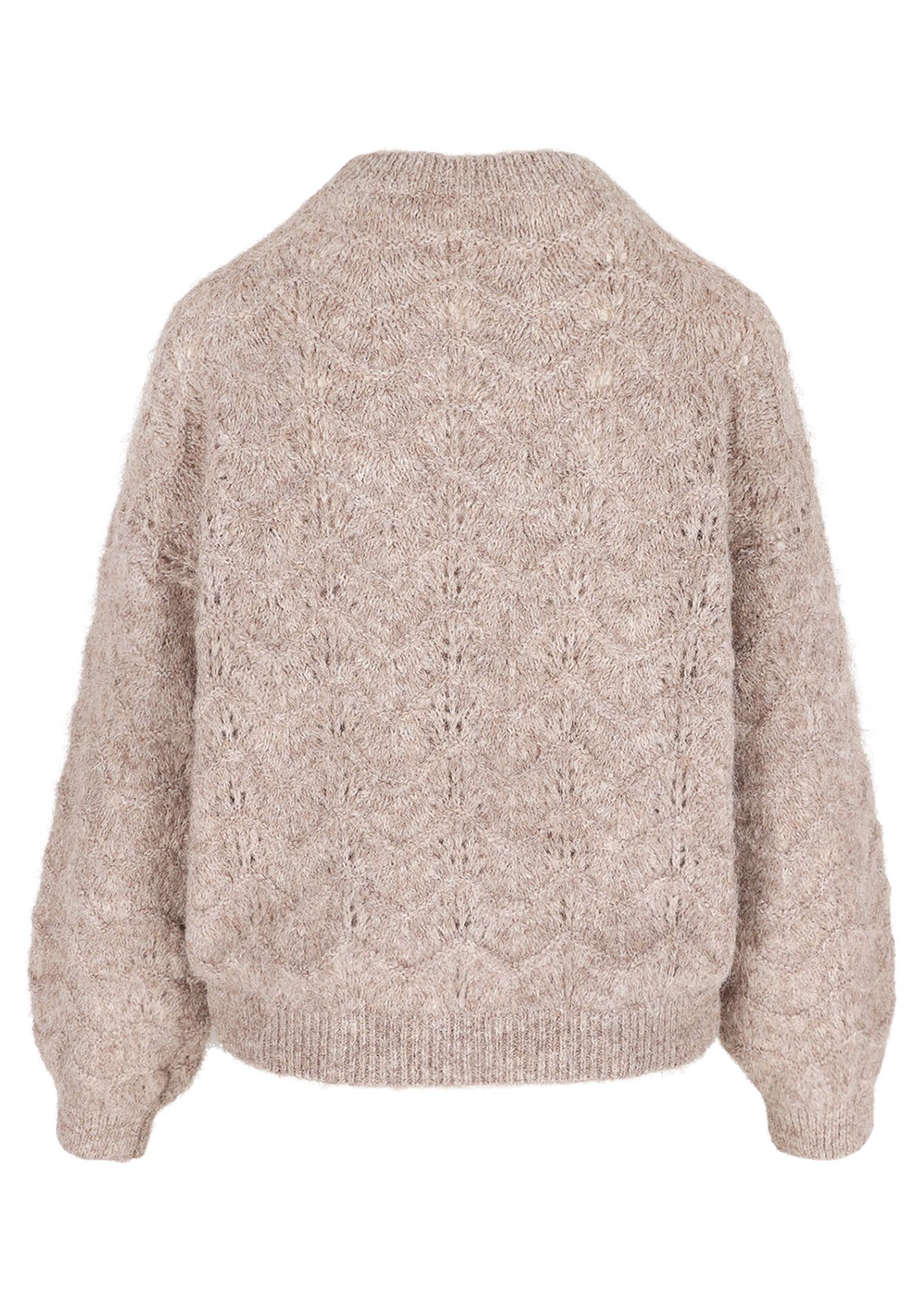 Zachte trui met textuur, Zachte trui met textuur - TAUPE - 04007095_1021