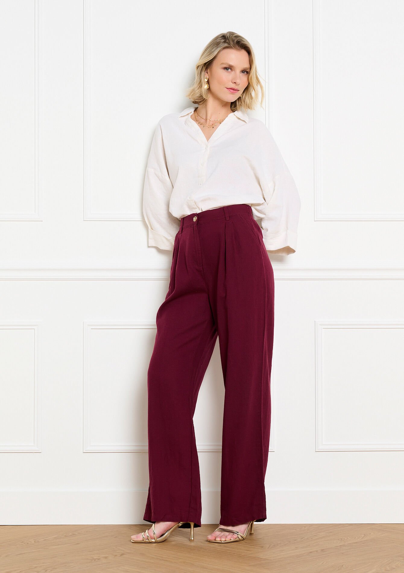 Soepele wijde broek, Soepele wijde broek, , hi-res