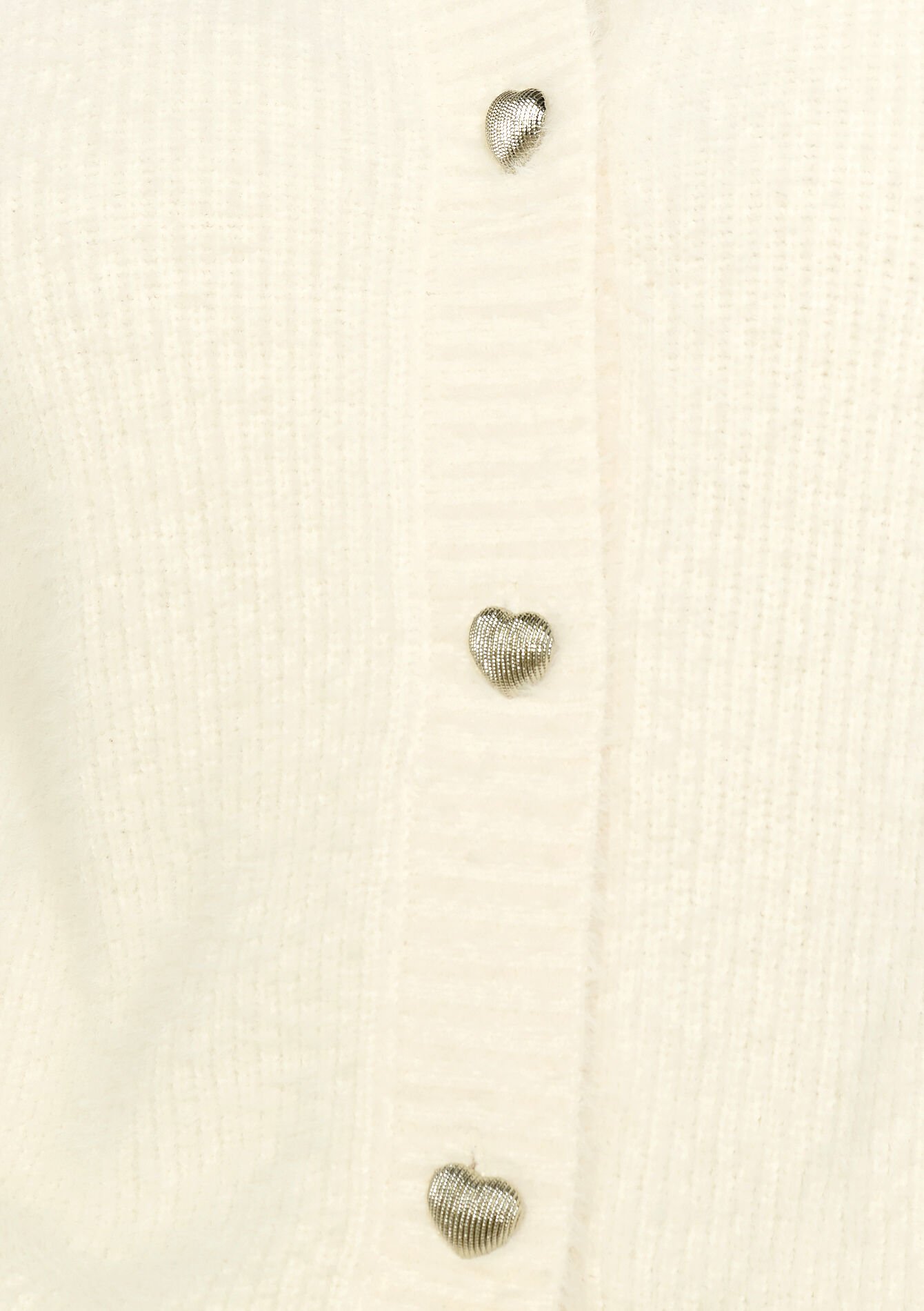 Zacht gebreid vest, Zacht gebreid vest - VANILLA WHITE - 04101307_1013