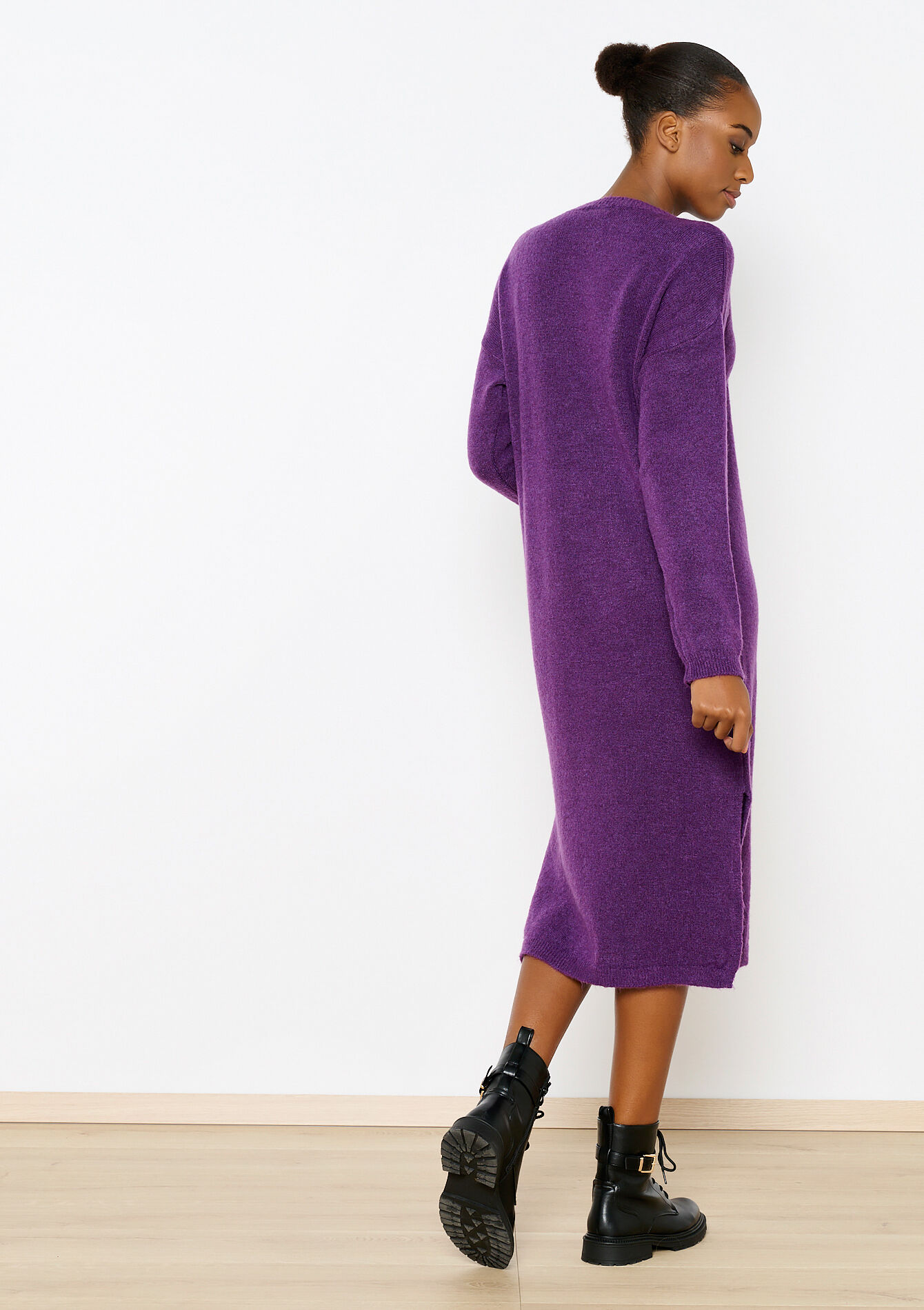 Straight pullover dress, Straight pullover dress - PURPLE - 08602251_5902