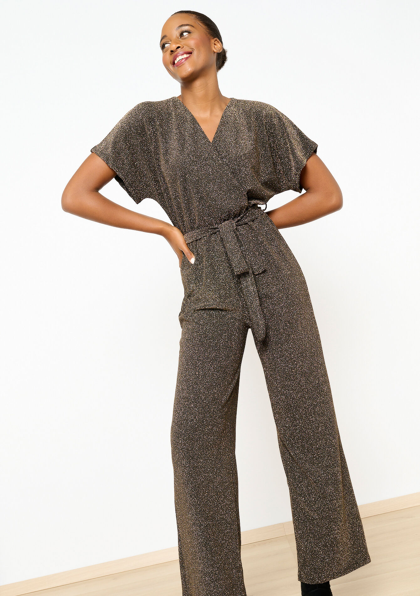 Combinaison en lurex, Combinaison en lurex - BRONZE - 06004481_1148