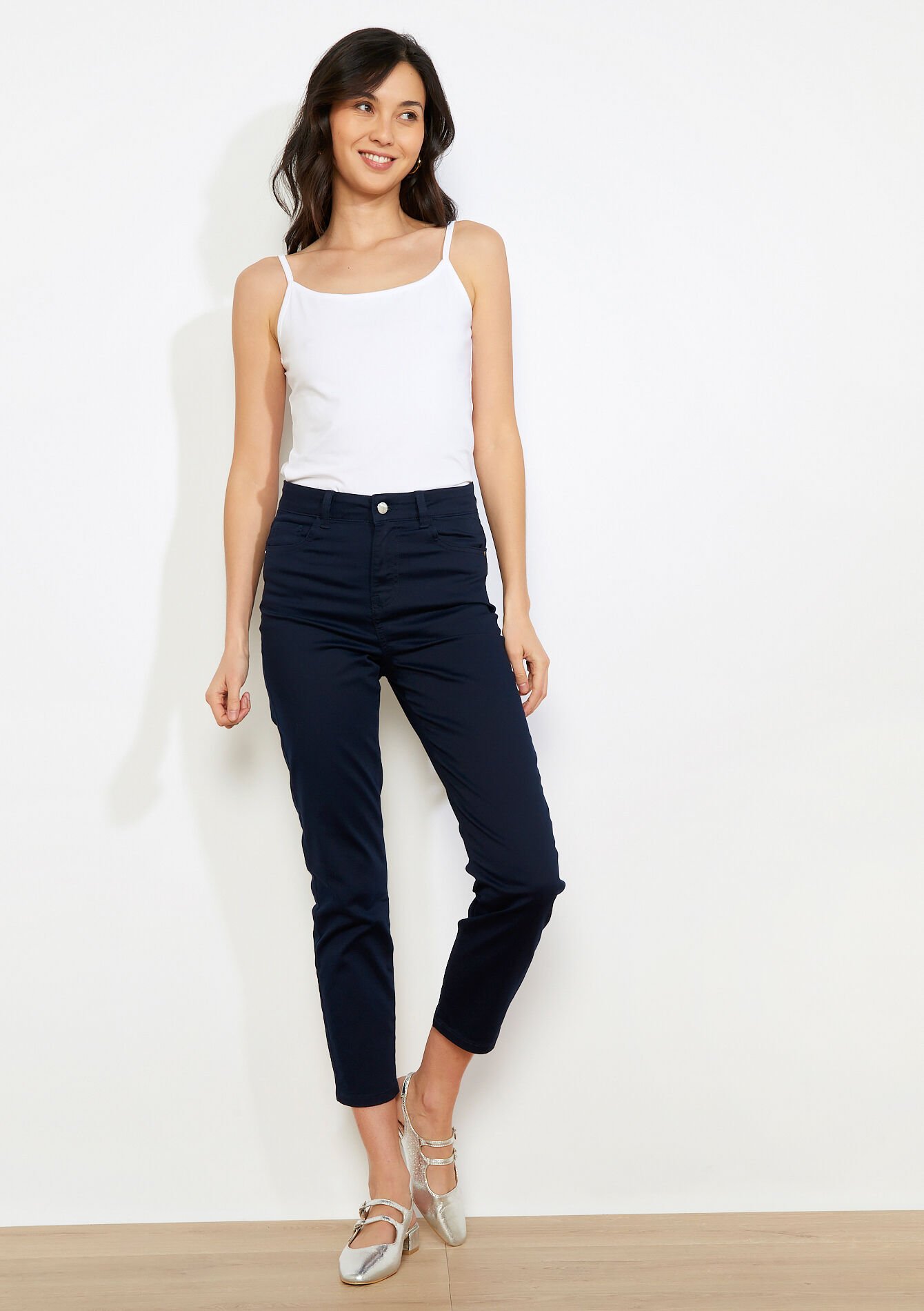 Top met fijne bandjes - OPTICAL WHITE - 02200524_1019