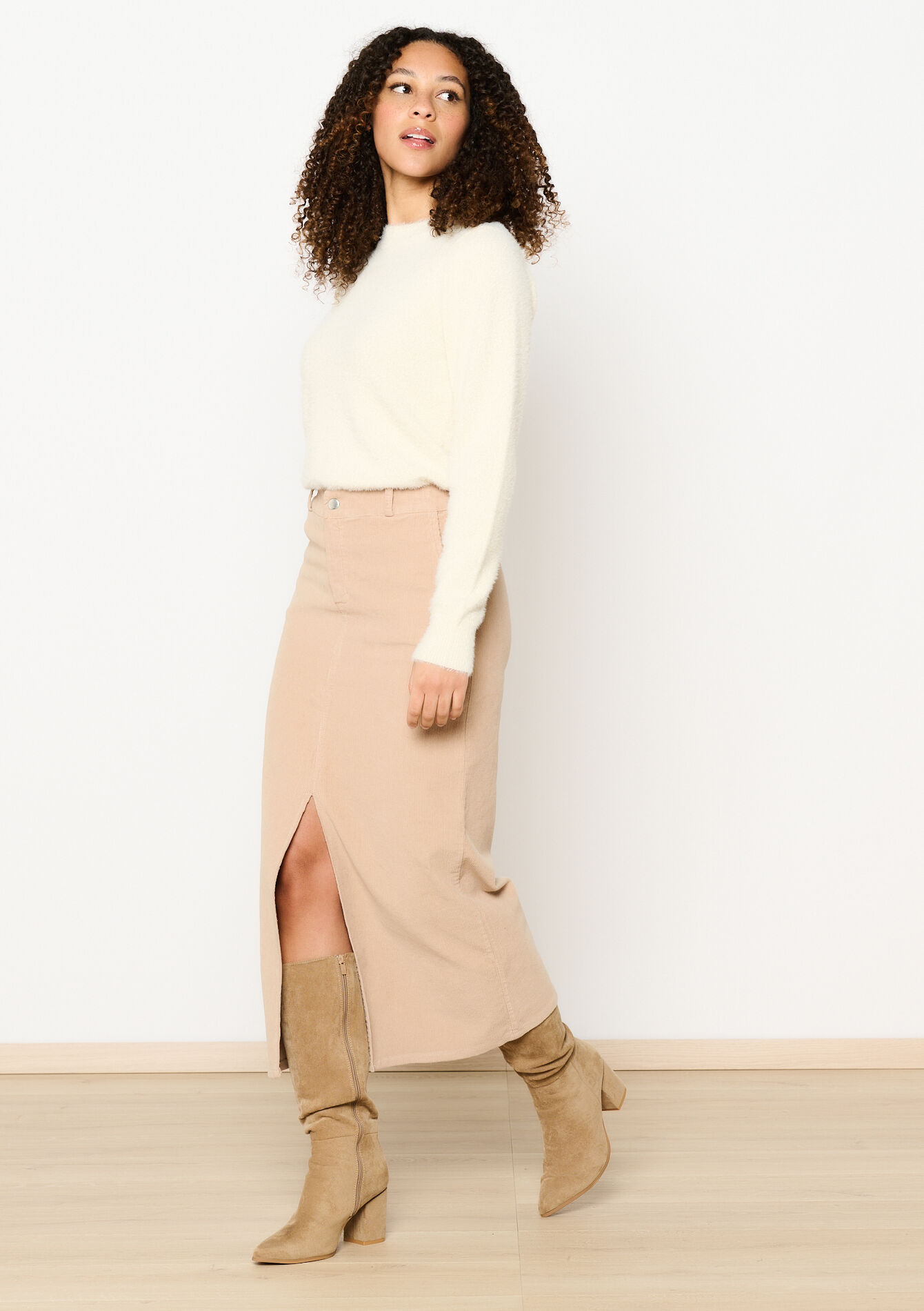 Eyelash sweater, Eyelash sweater - VANILLA WHITE - 1120469