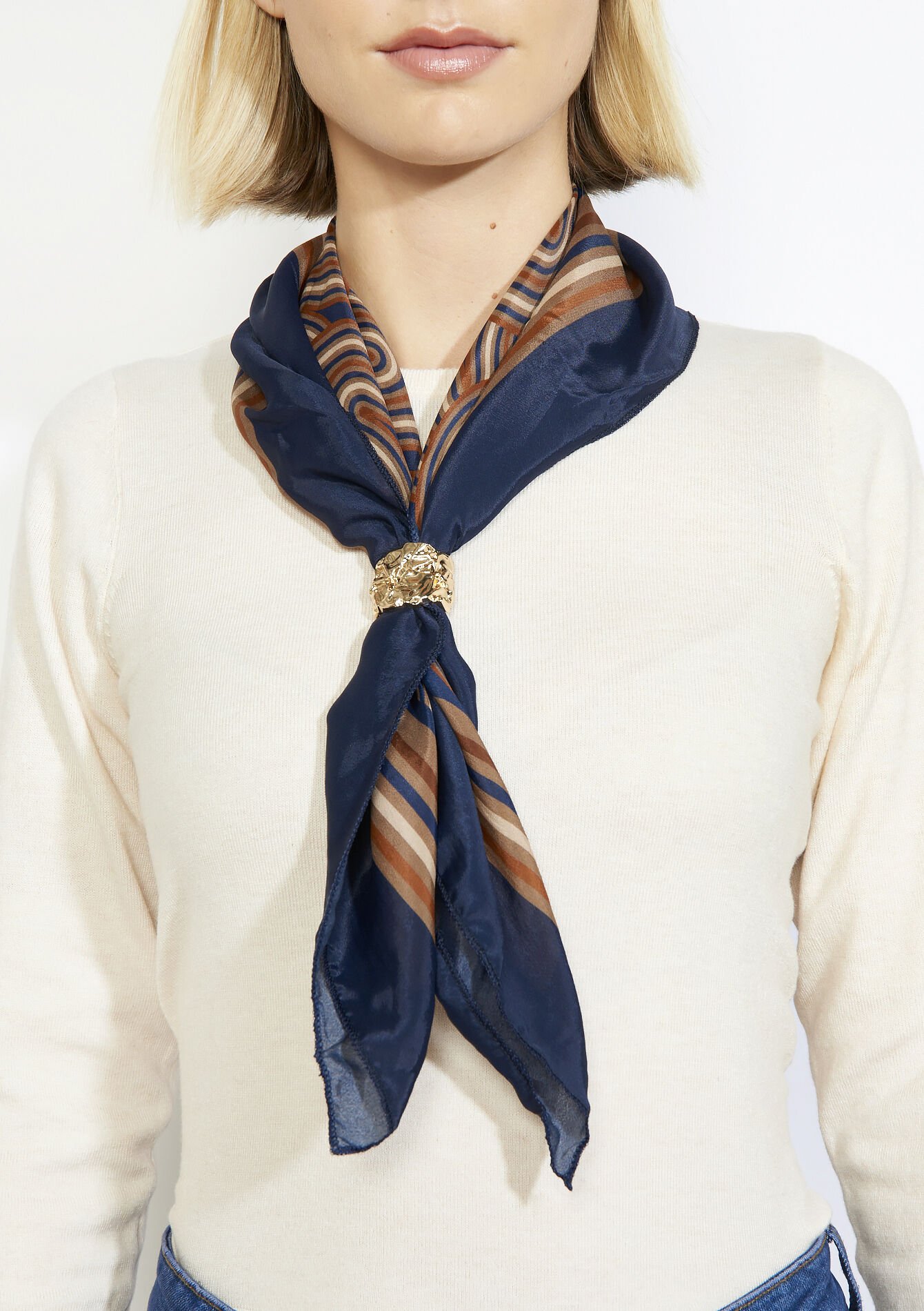 Foulard en soie au bijou, Foulard en soie au bijou, , detail_model