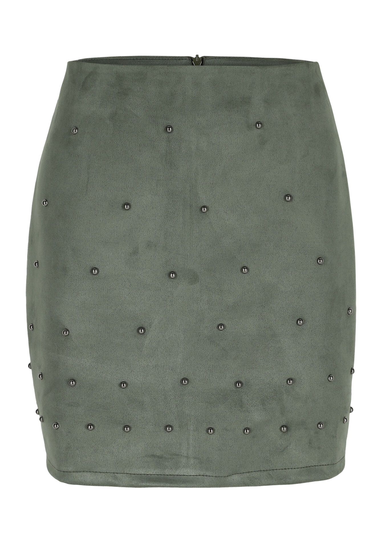 Jupe courte ornée - KHAKI MED - 07101491_4327