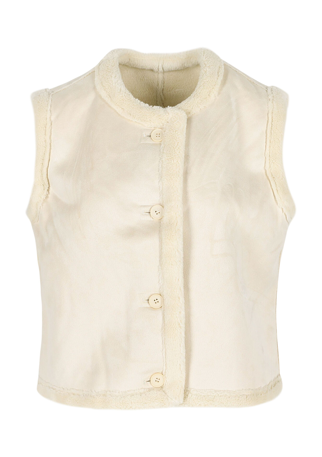 Omkeerbare gevoerde vest, Omkeerbare gevoerde vest - OFFWHITE - 09001470_1001