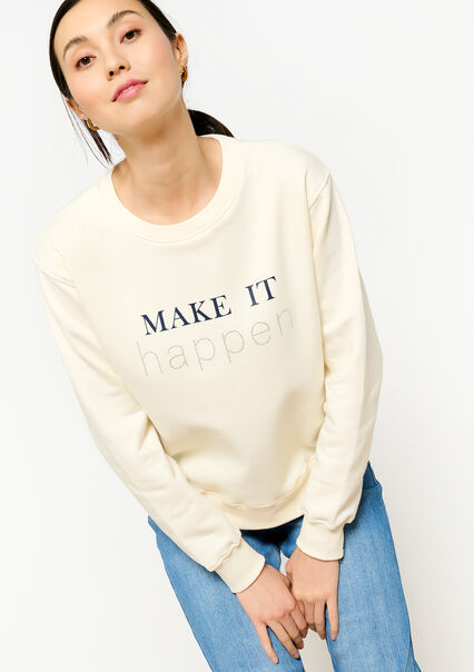 Sweater met opschrift - OFFWHITE - 03001702_1001