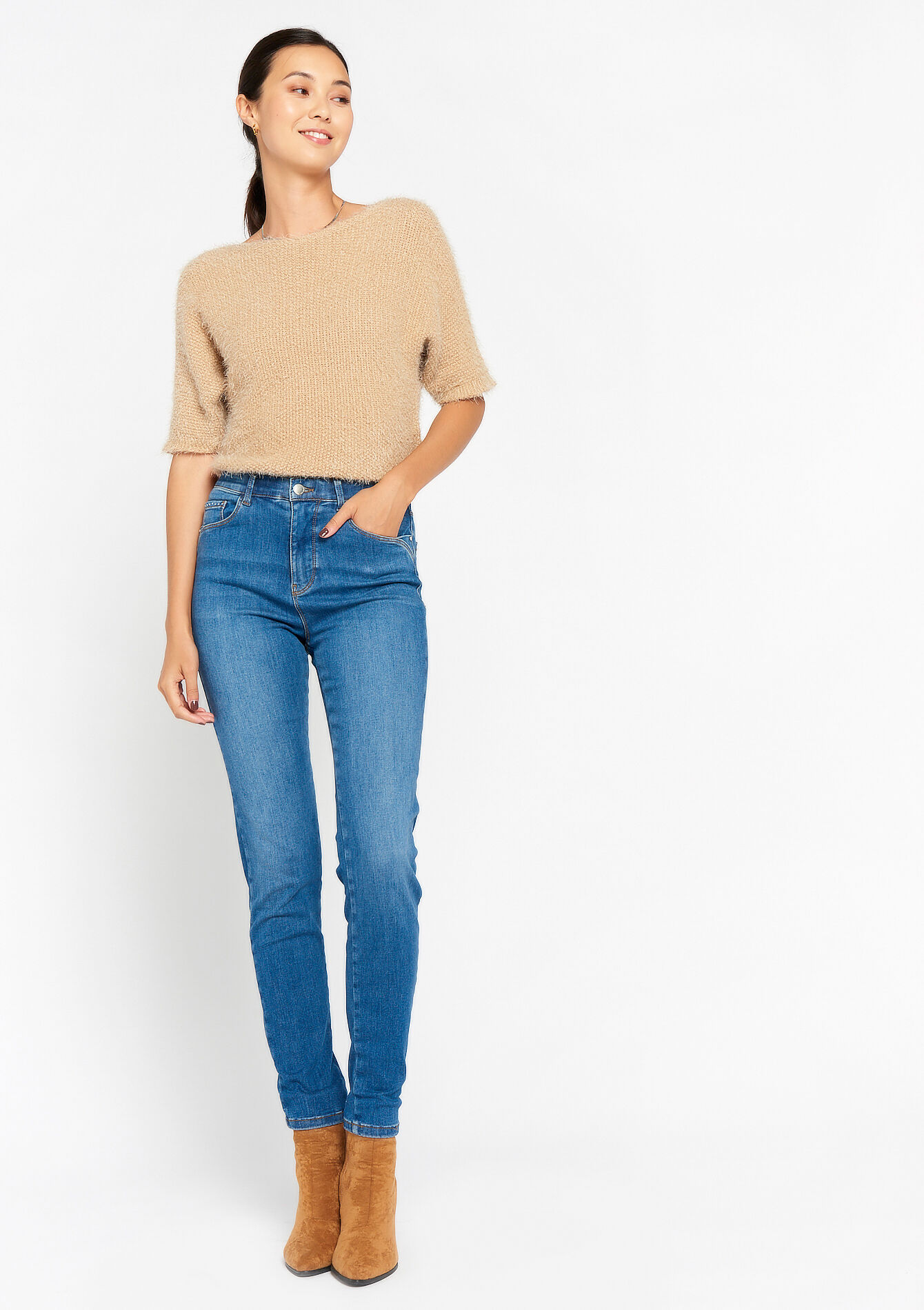 Multiple size slim jeans, Multiple size slim jeans - MEDIUM BLUE - 22000474_0500