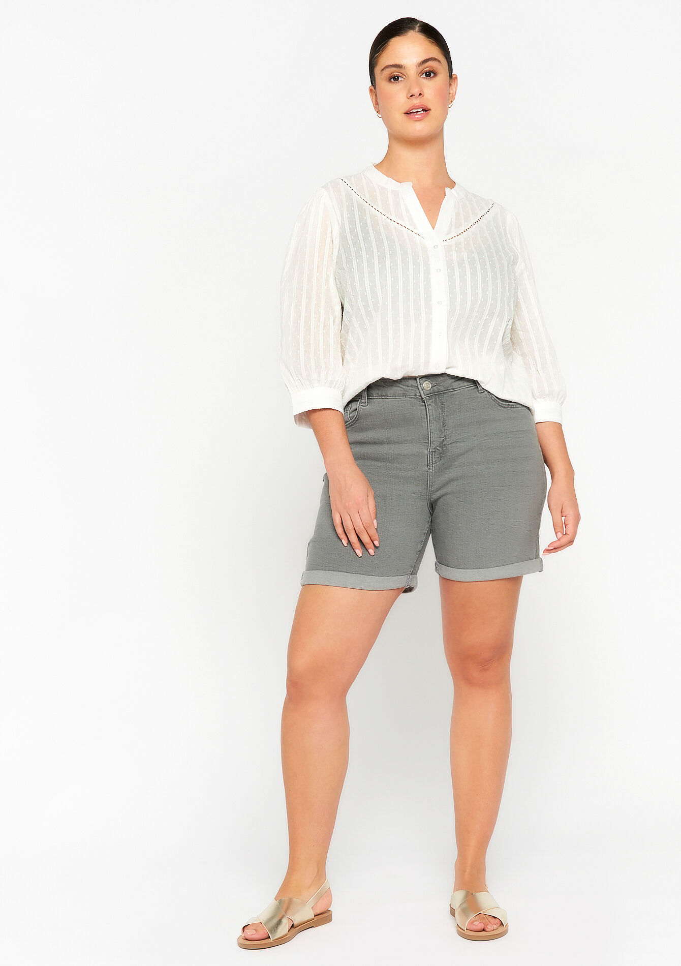 Short, Short - MEDIUM GREY - 22000409_0512