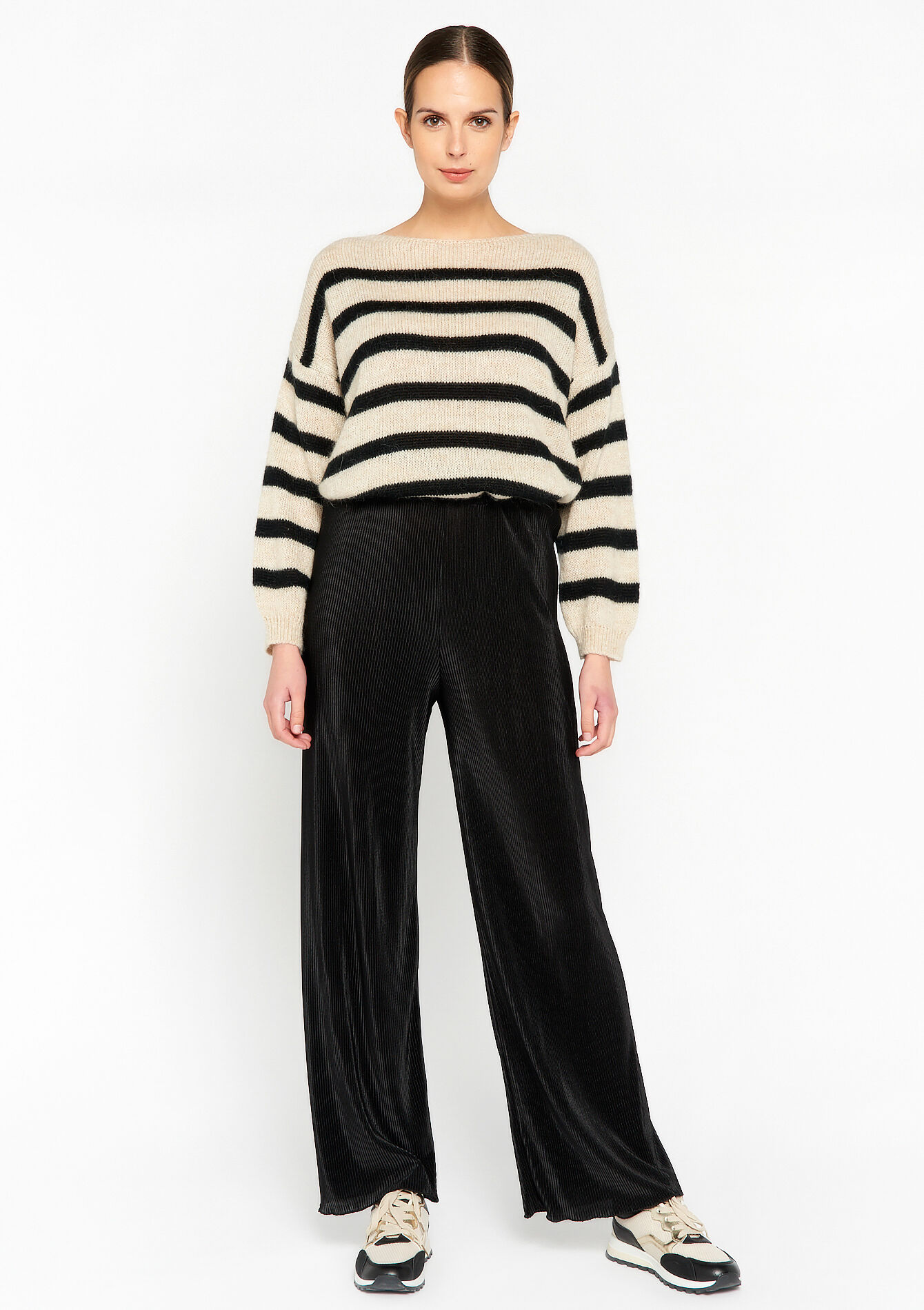 Pleated trousers - BLACK - 06600741_1119