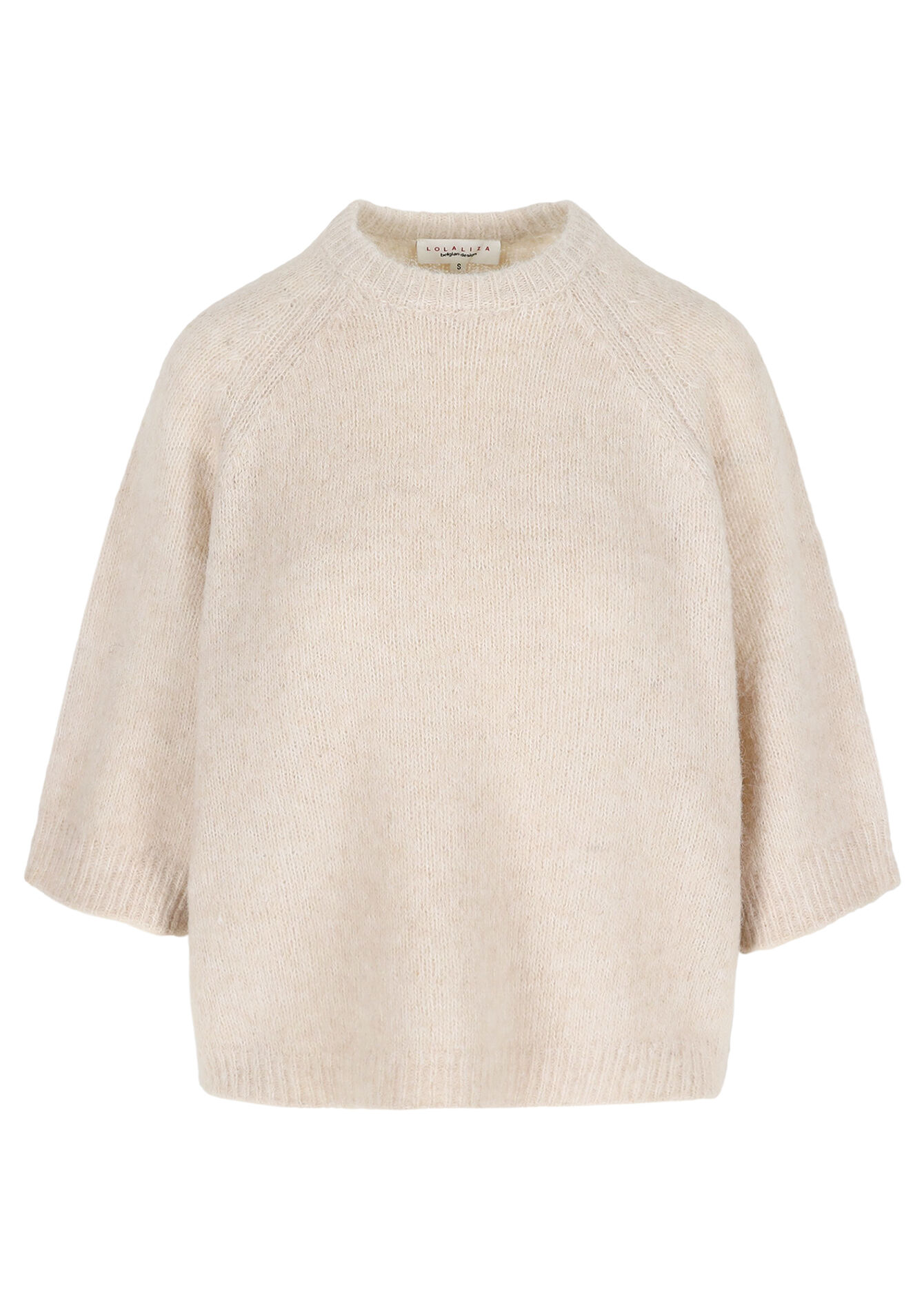 Trui met 3/4 raglanmouwen - VANILLA WHITE - 04006927_1013