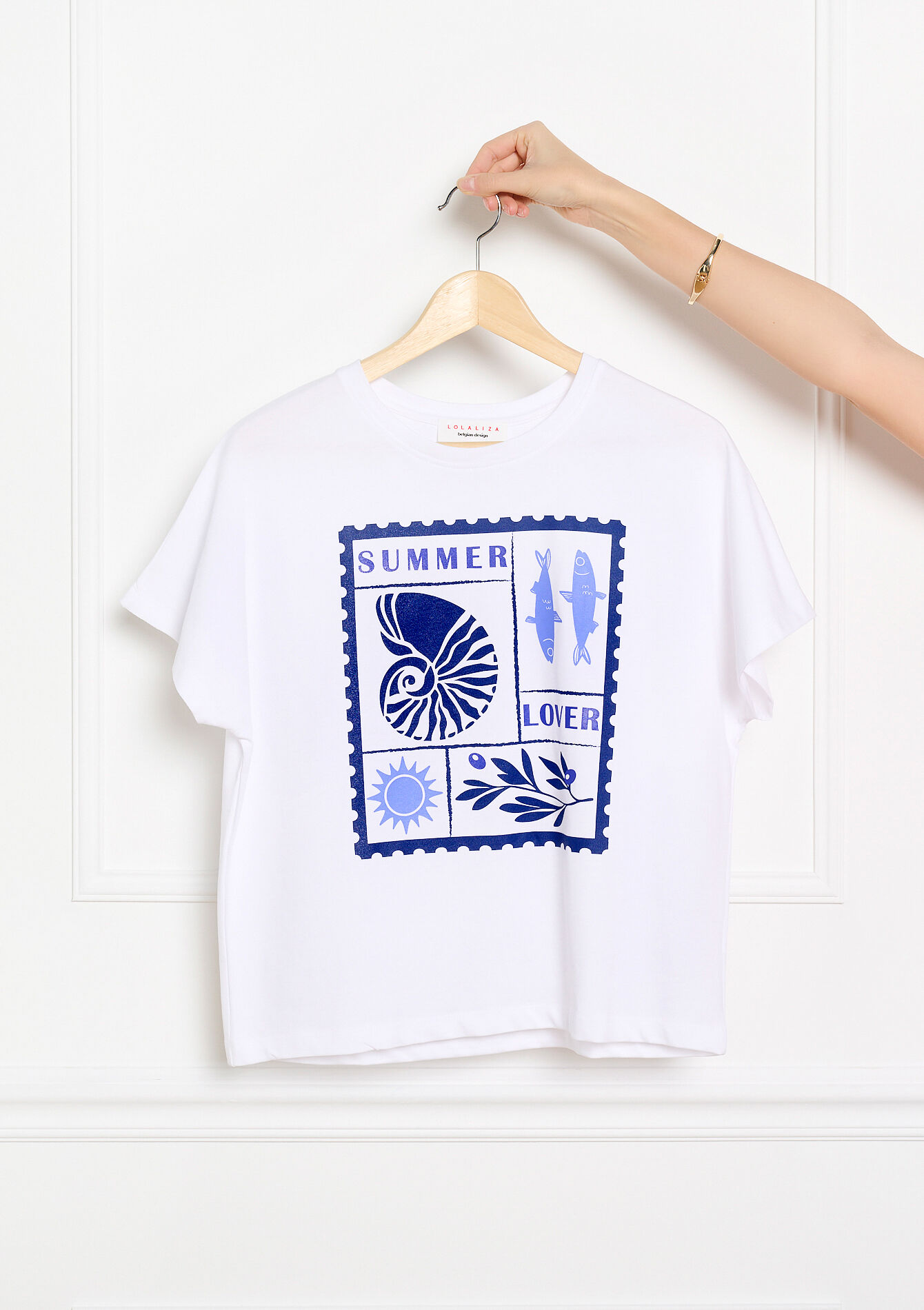 T-shirt met grafische print, T-shirt met grafische print, , back