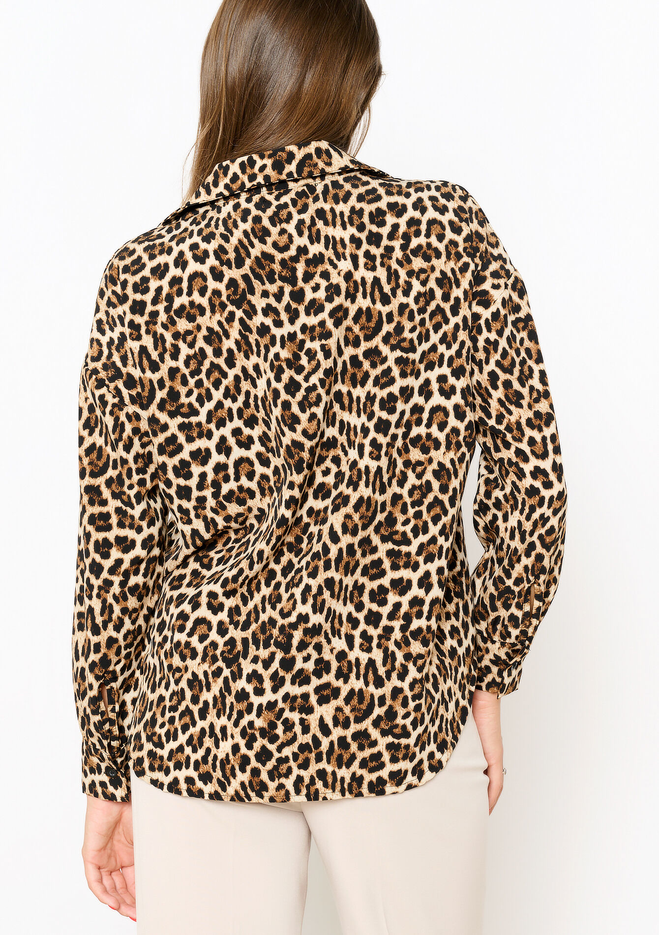 Hemd met luipaardprint, Hemd met luipaardprint - BLACK - 05702638_1119