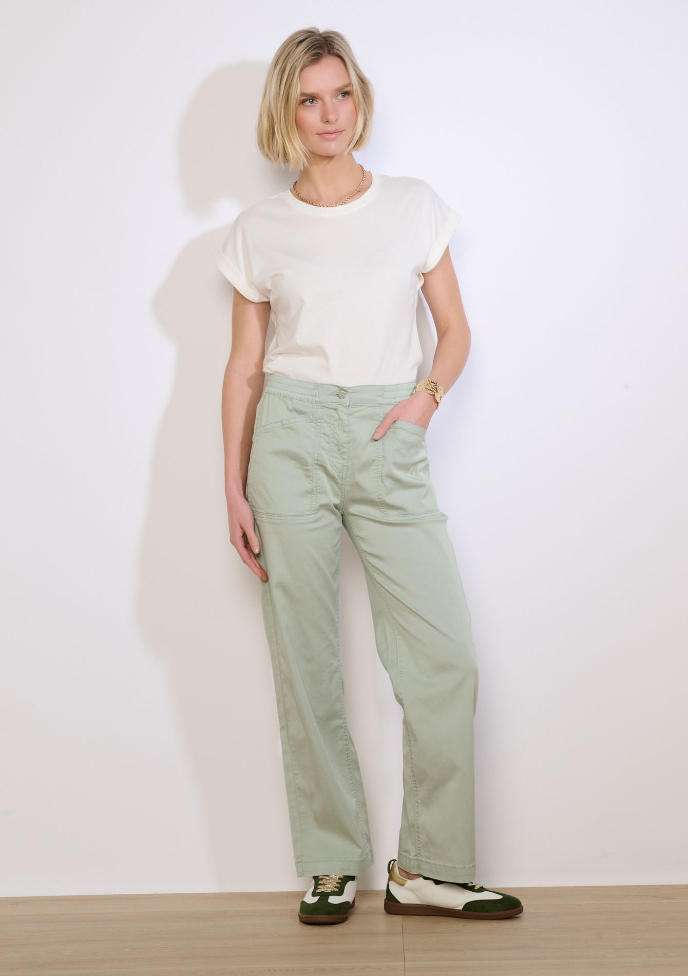 Wide leg jogger with utility pockets, Wide leg jogger with utility pockets, , back