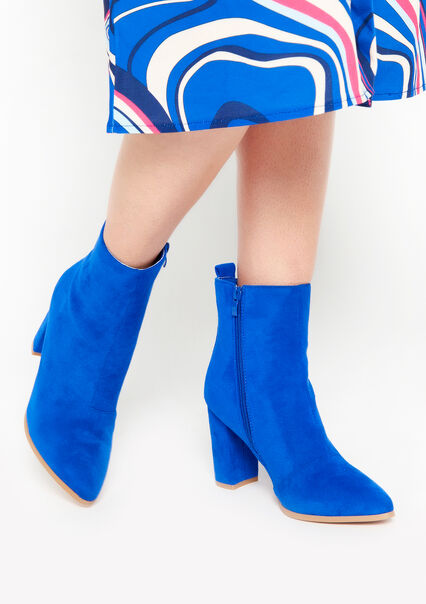 Suede boots - ELECTRIC BLUE - 13100209_1619