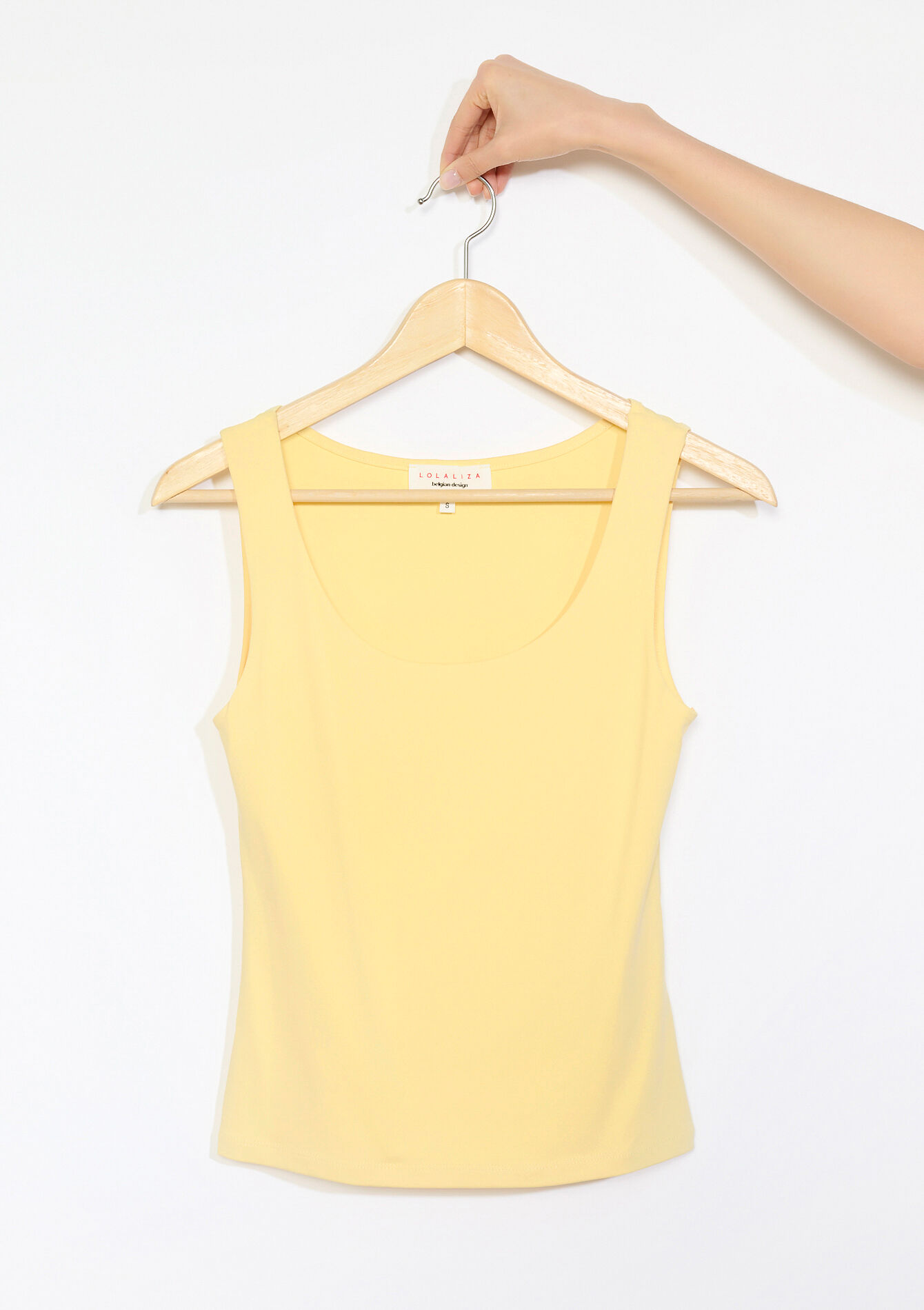 Tanktop met ronde hals, , back