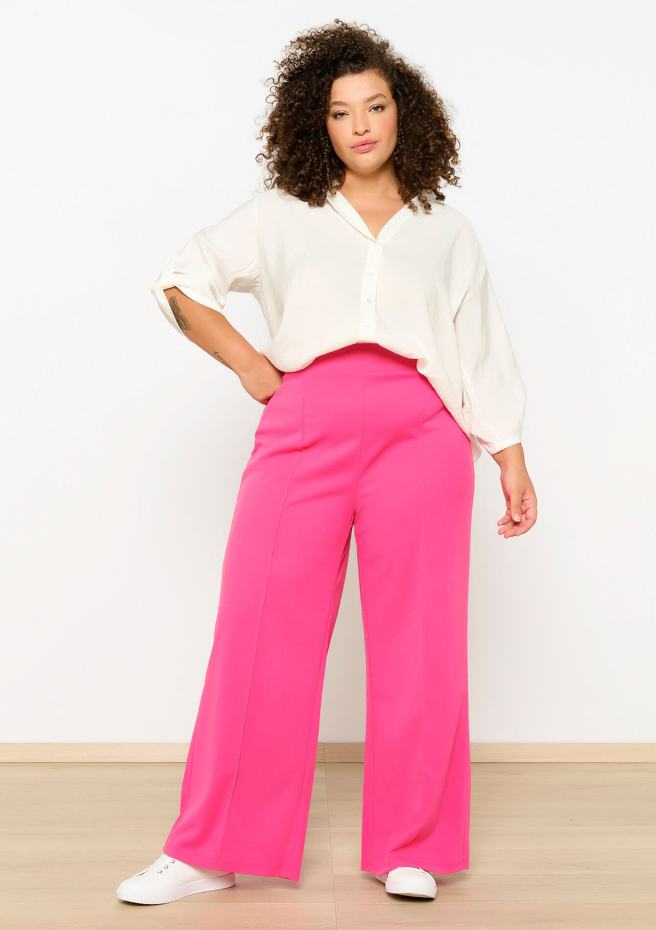 Losse broek, Losse broek - FUCHSIA - 06600826_5626