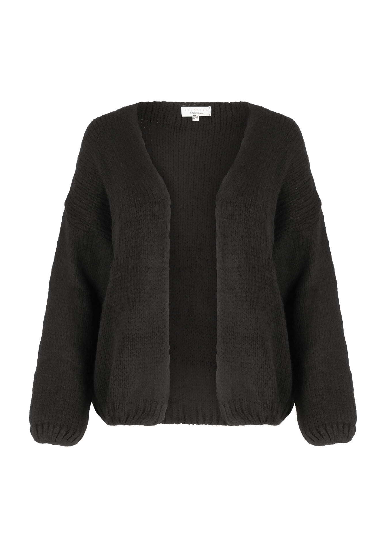 Open cardigan, Open cardigan - BLACK - 04101077_1119