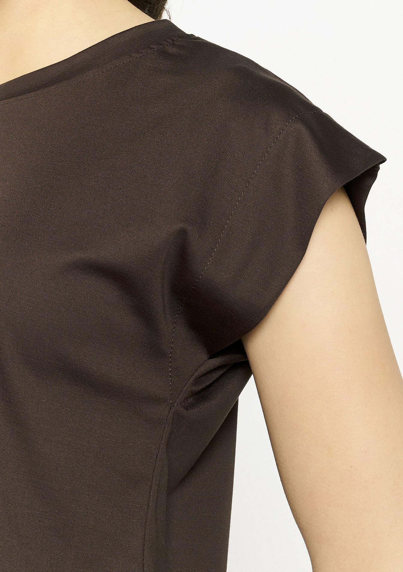 T-shirt met korte mouwen, T-shirt met korte mouwen - BROWN DARK CHOCOLATE - 02301715_3720