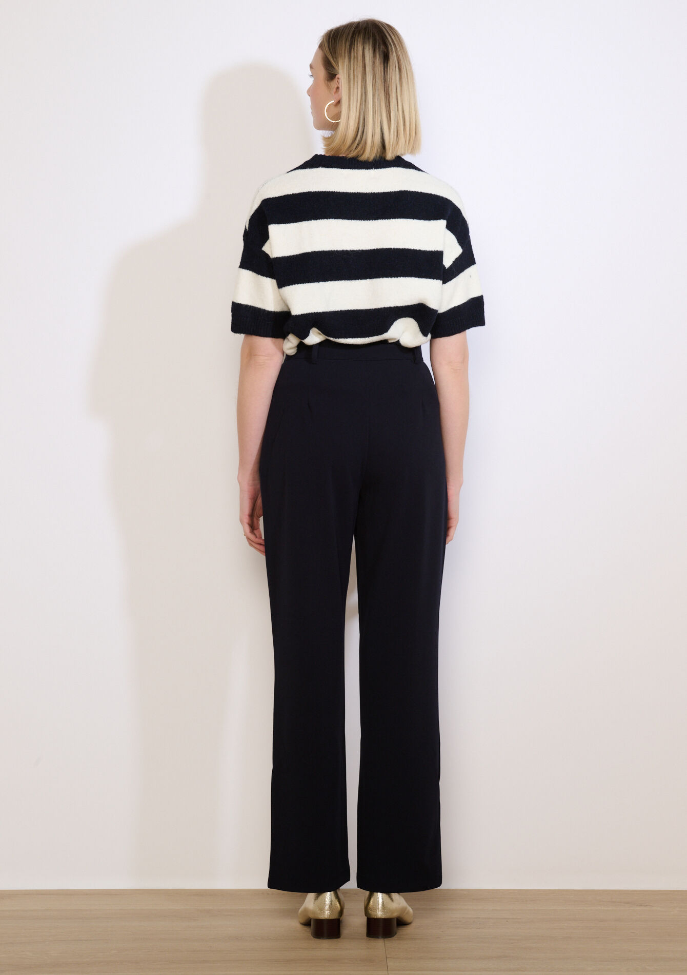 Rechte elegante broek - NAVY BASIC - 06100788_2723