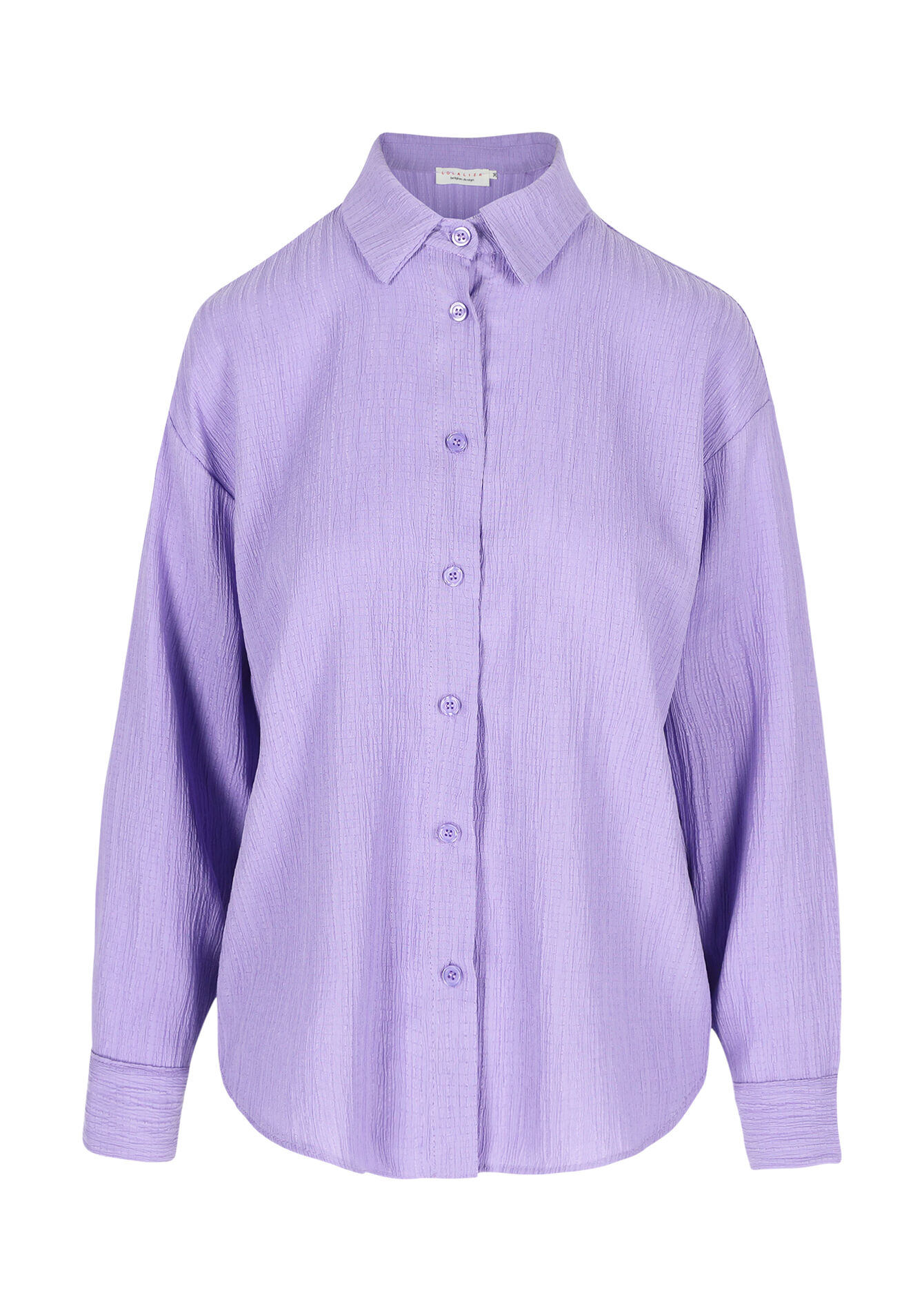 Hemd met textuur, Hemd met textuur - LILAC BRIGHT - 05702477_2578