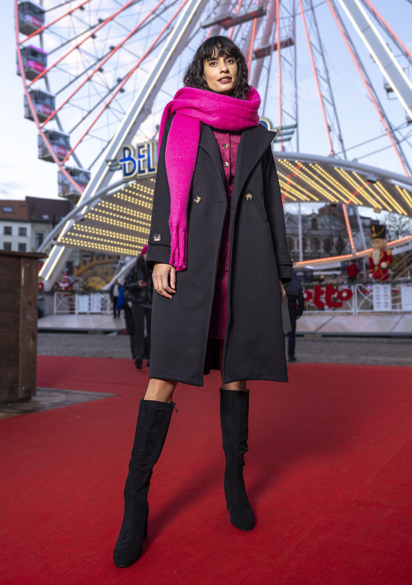 Oversized coat, Oversized coat - BLACK - 23000649_1119