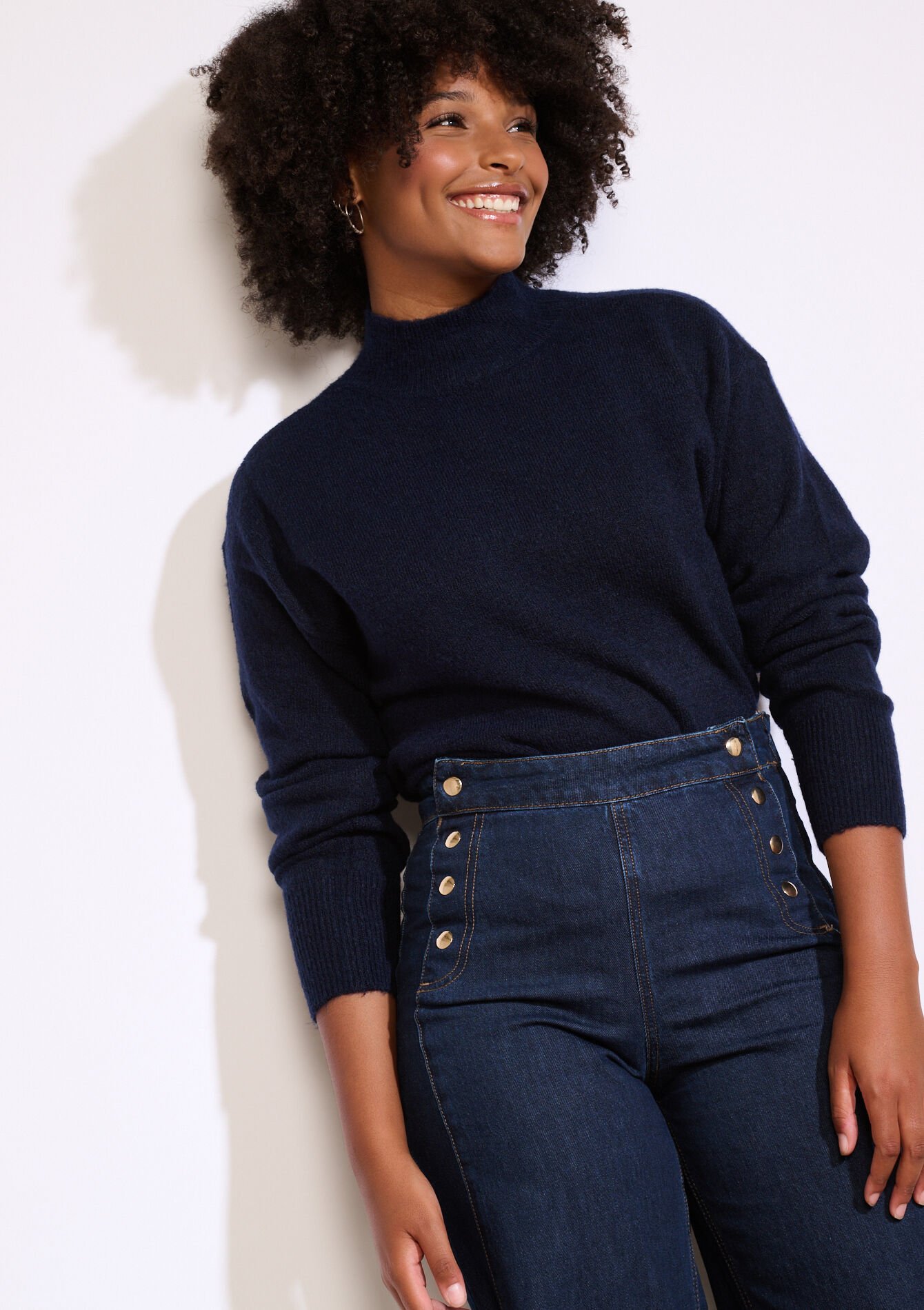 Zachte trui met col, Zachte trui met col, , back