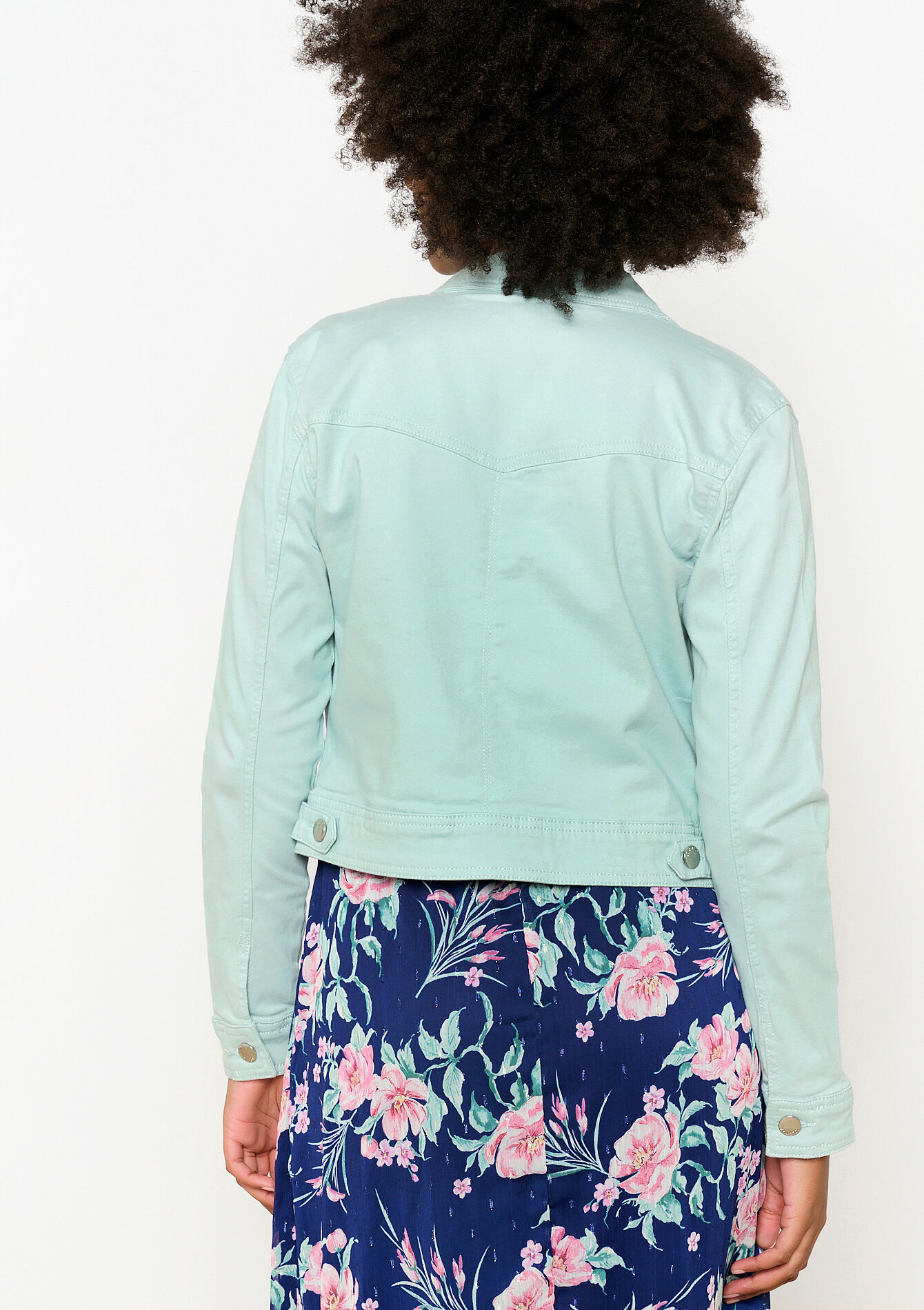 Veste en sergé - ALMOND GREEN - 09100864_1724