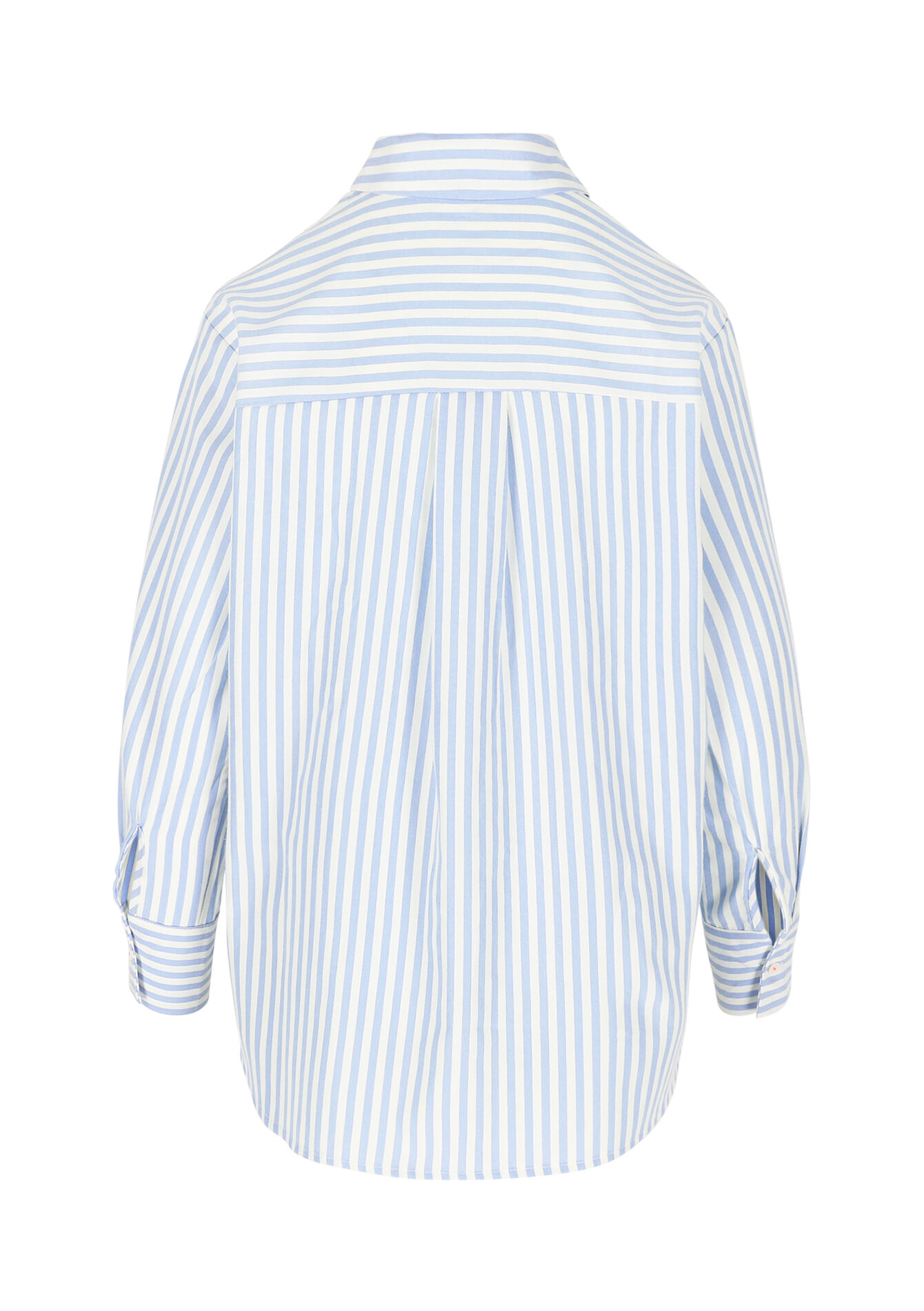 Chemise rayée brodée à sequins, Chemise rayée brodée à sequins - BLUE PASTEL - 05702903_3003