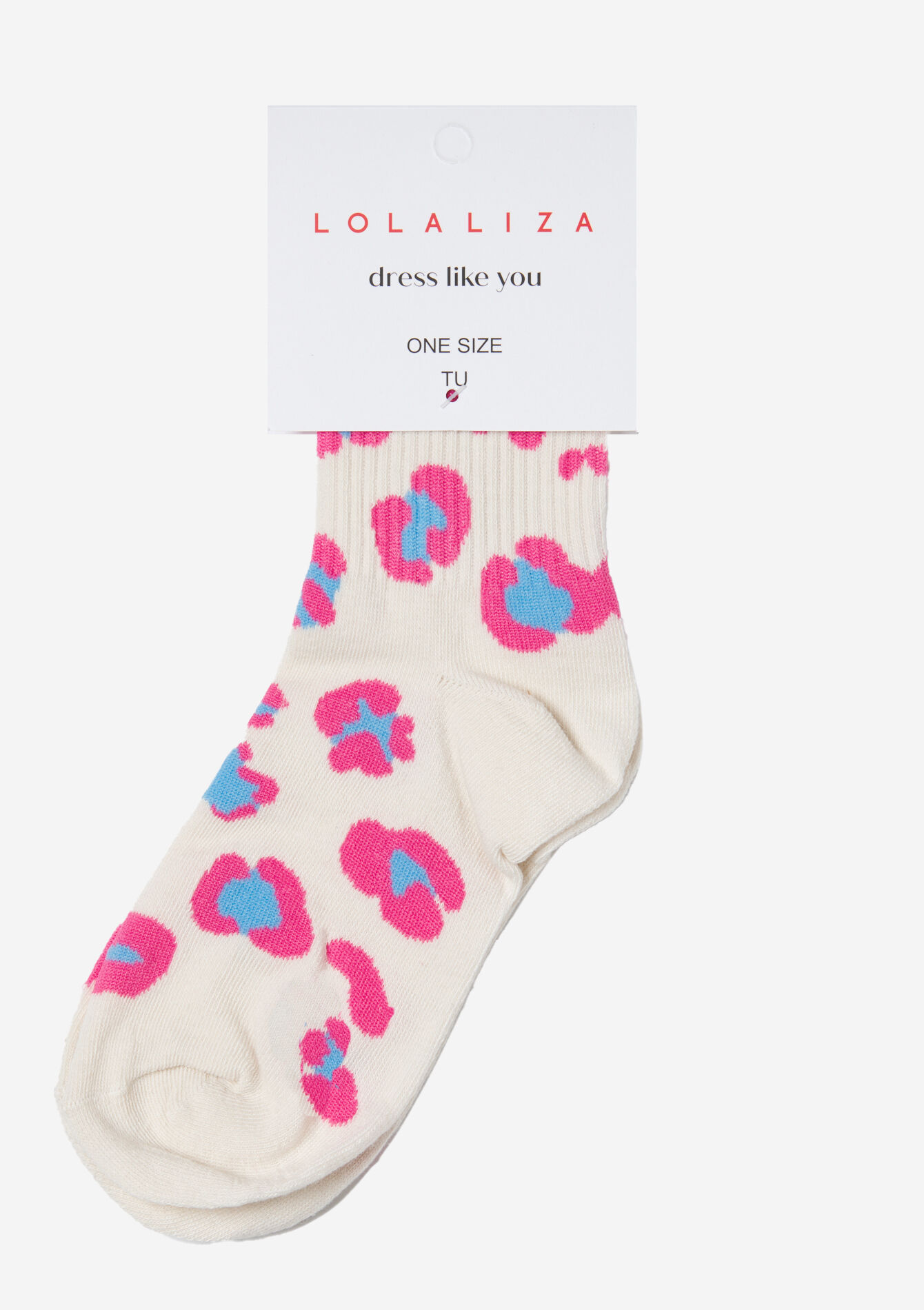 Sokken met luipaardprint, , front