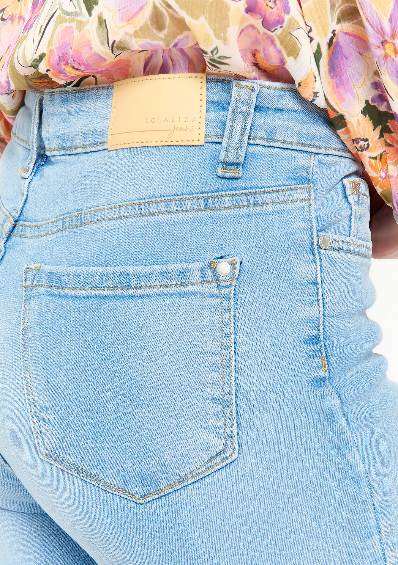 Long shorts - BLUE BLEACHED - 22000410_0502