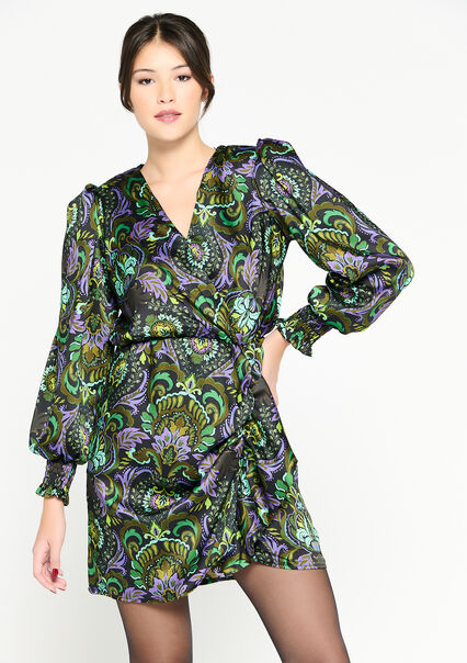 Robe paisley - GREEN BLUE STATE  - 08102692_1760