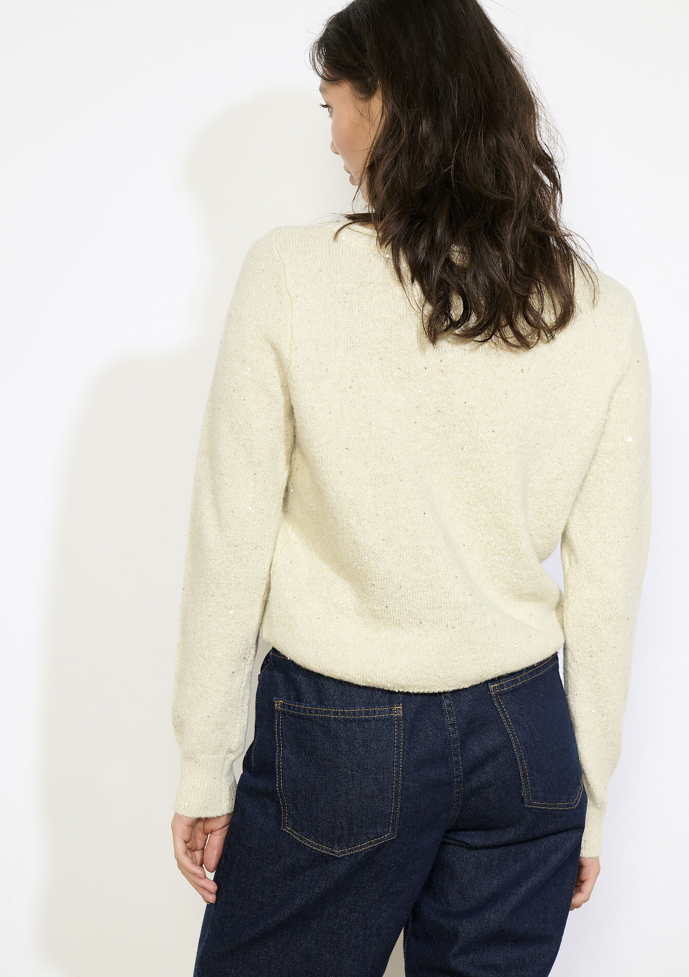 Sparkly sweater, Sparkly sweater - LT BEIGE - 04006935