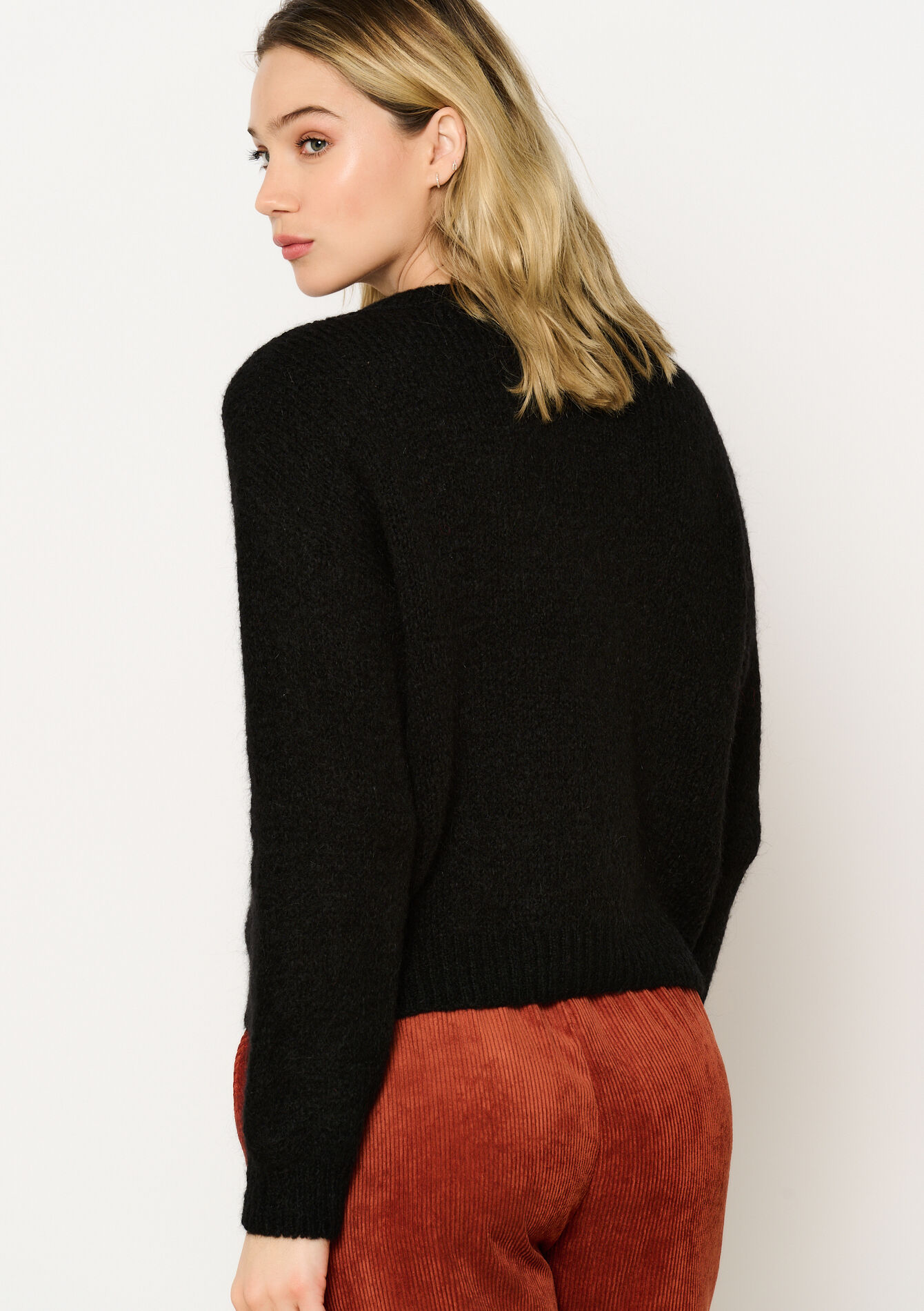 Mohair trui crew neck, Mohair trui crew neck - BLACK - 04006828_1119