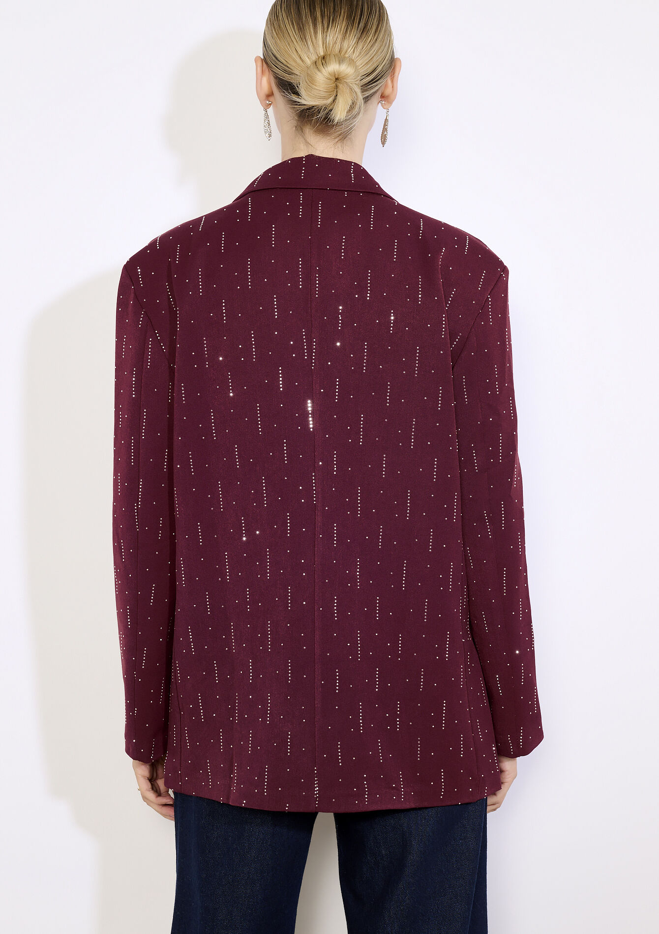 Blazer met strass, Blazer met strass - BORDEAUX WINE - 09101158_5514