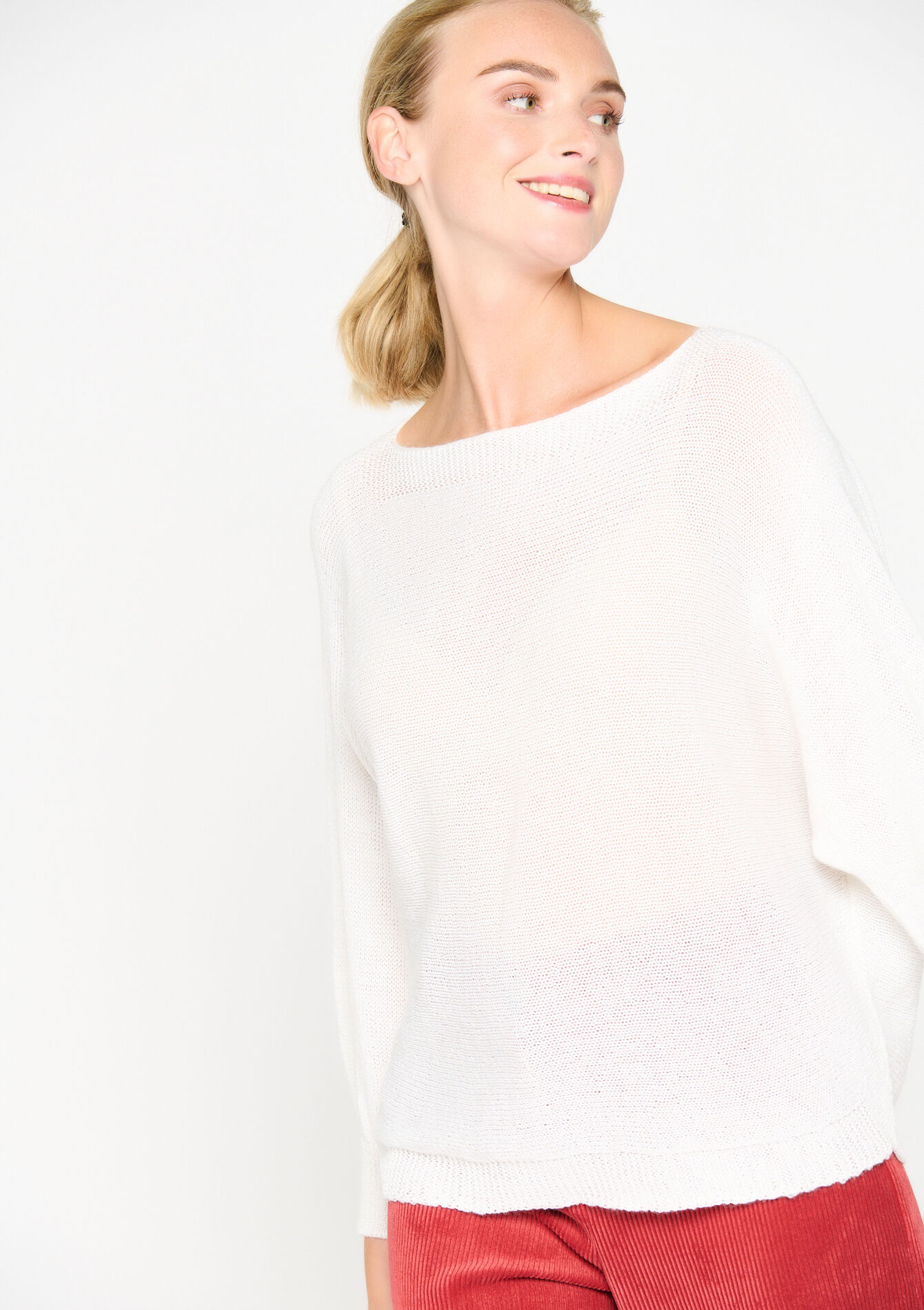 Pull à manches chauve-souris, Pull à manches chauve-souris - OFFWHITE - 04006057