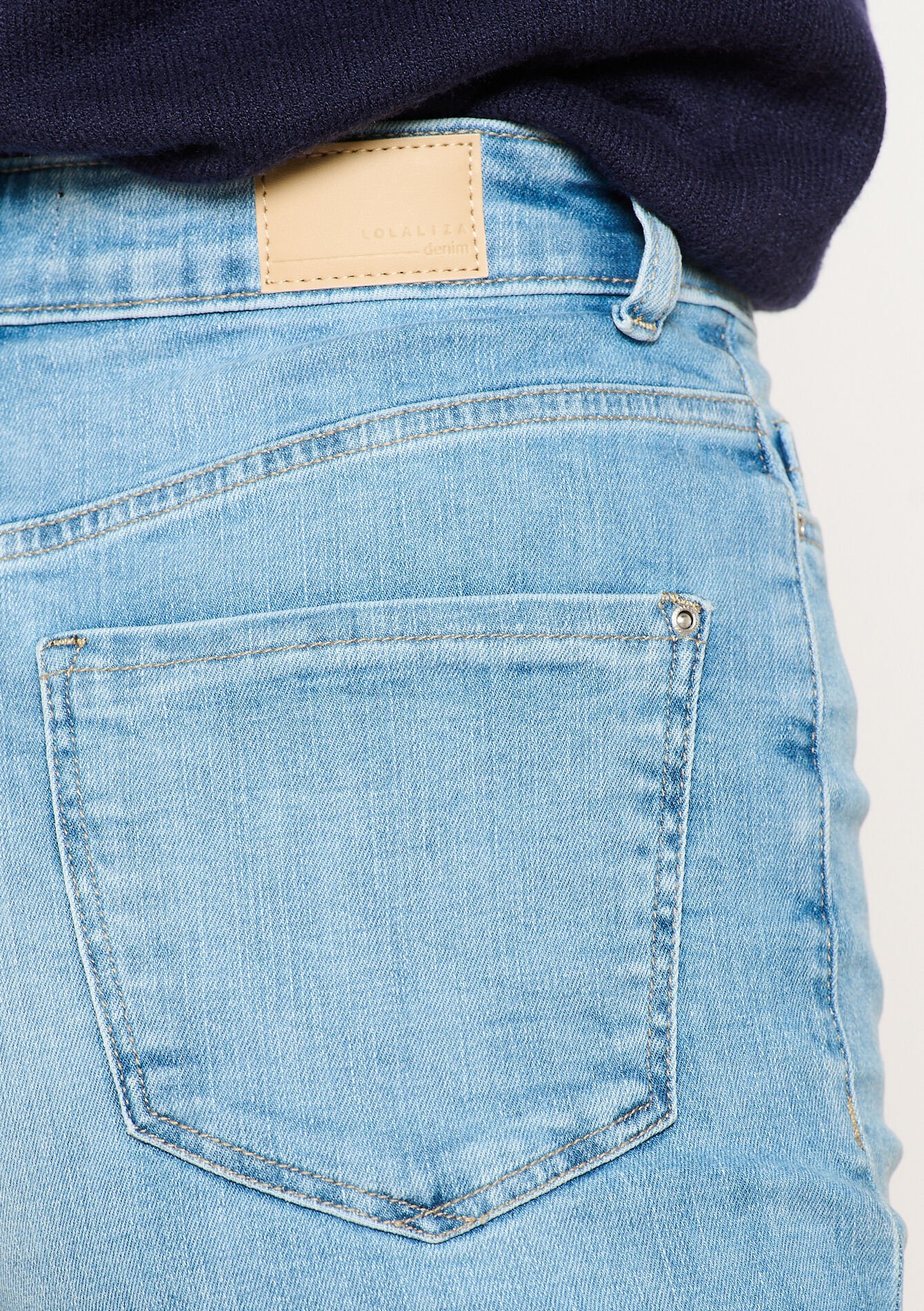 Denim shorts - BLUE BLEACHED - 22000575_0502