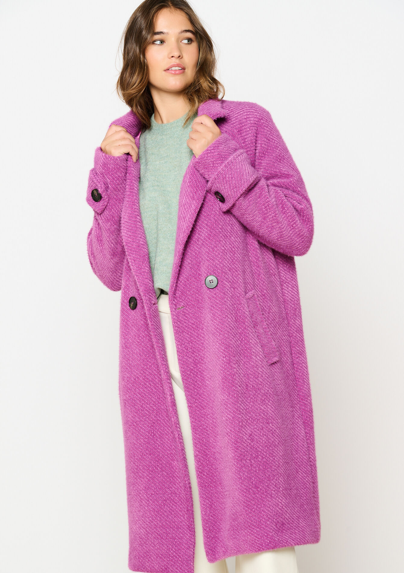 Harige jas, Harige jas - PINK BEGONIA - 23000716_5700