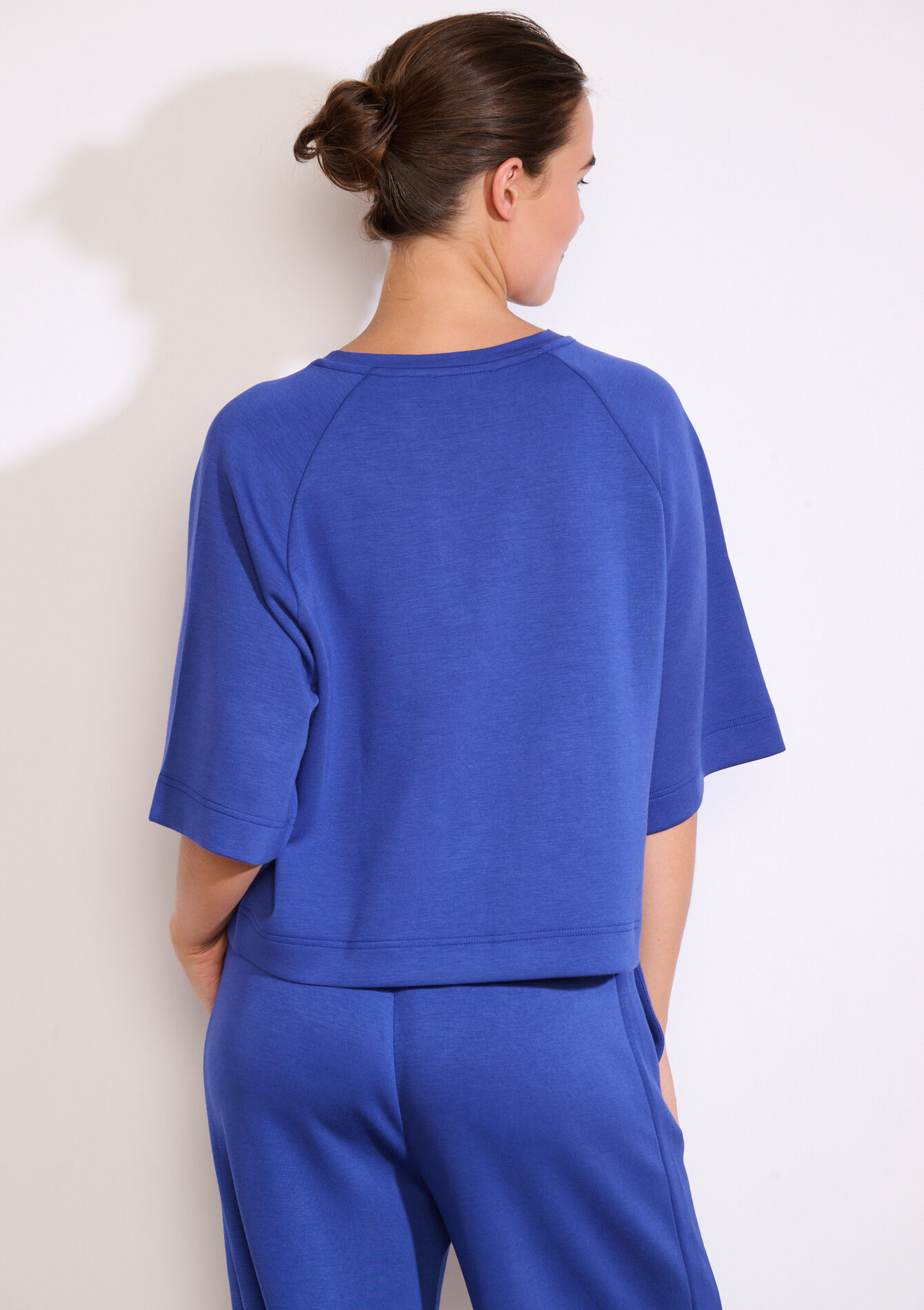 Sweat de sport bandes stylées, Sweat de sport bandes stylées - ELECTRIC BLUE - 15100377_1619