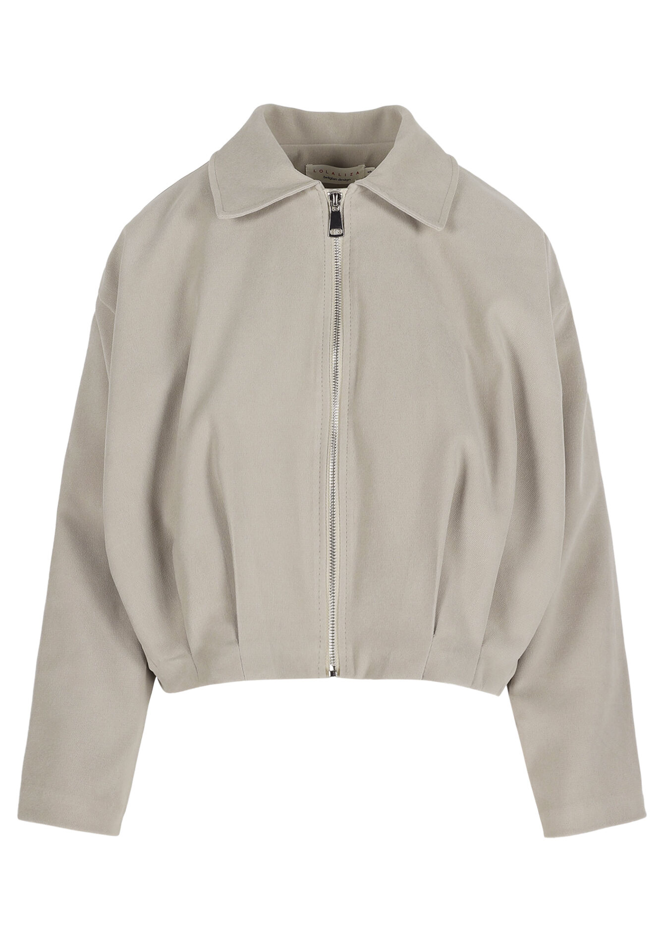 Zachte blousejas - LT BEIGE - 09101175_2527