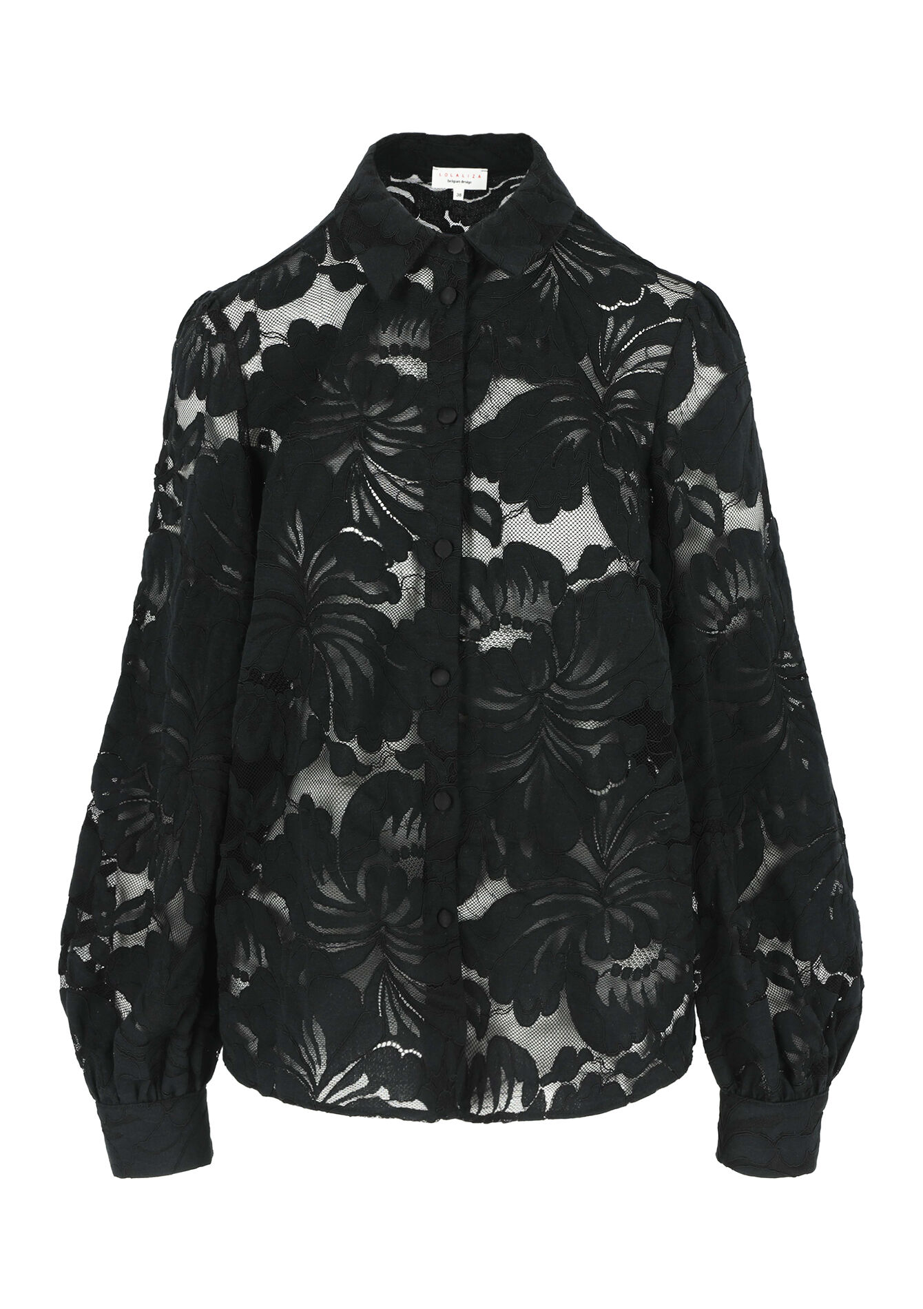 Chemise en dentelle, Chemise en dentelle - BLACK - 05702663_1119